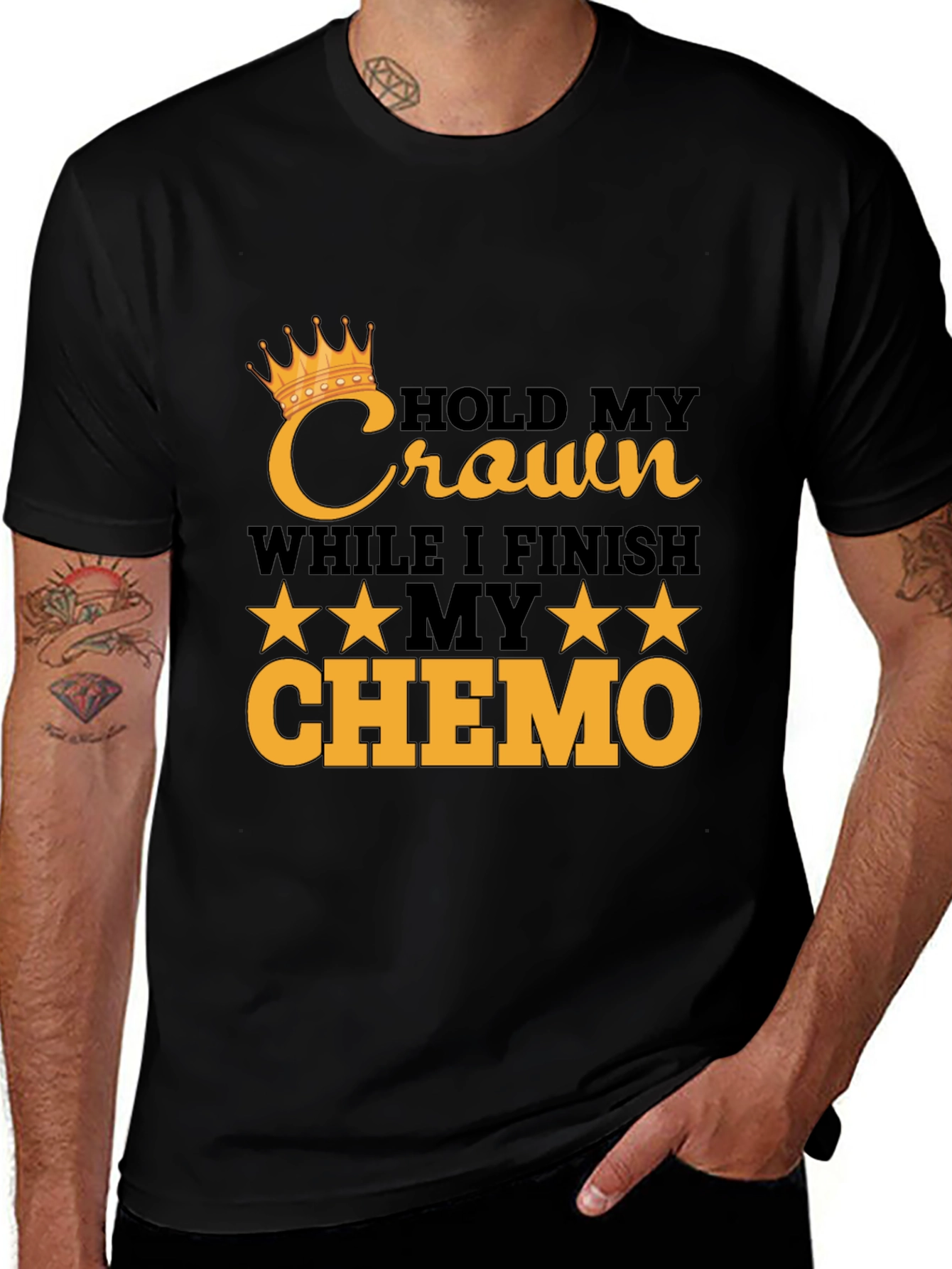 Variant 18 of Hold My Crown Chemo Awareness T-Shirt