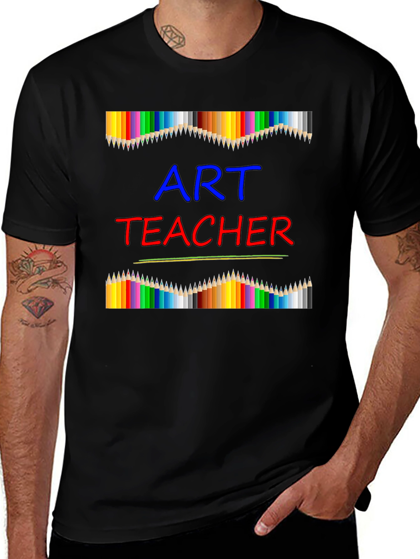Variant 19 of Art Teacher Graphic T-Shirt