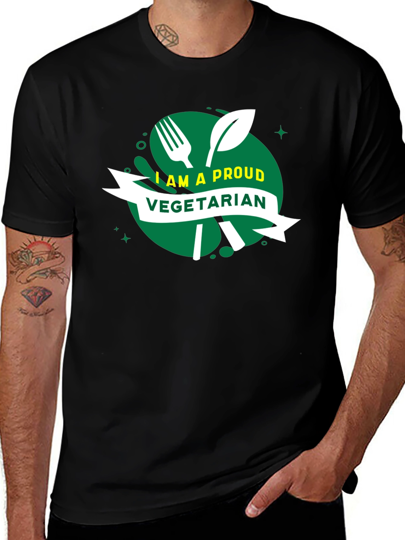 Variant 10 of Proud Vegetarian Graphic Tee