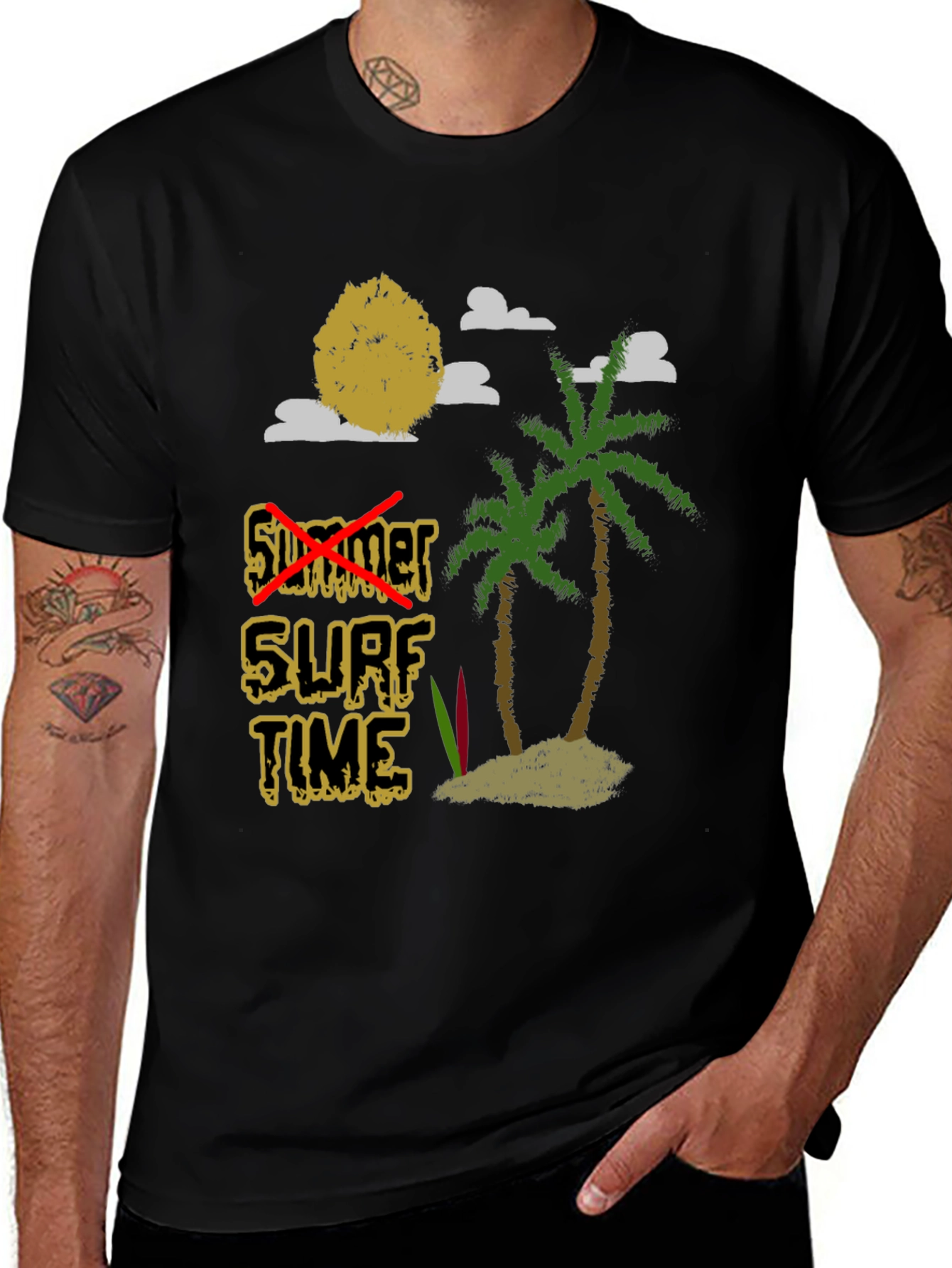 Variant 21 of Summer Surf Time Graphic Tee