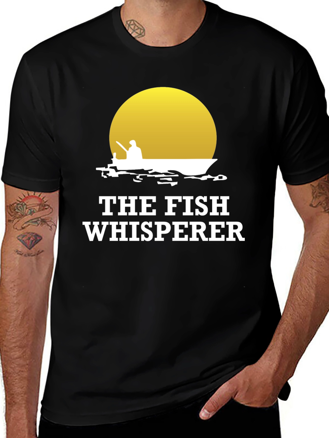 Variant 20 of The Fish Whisperer T-Shirt - Fishing Lover's Tee