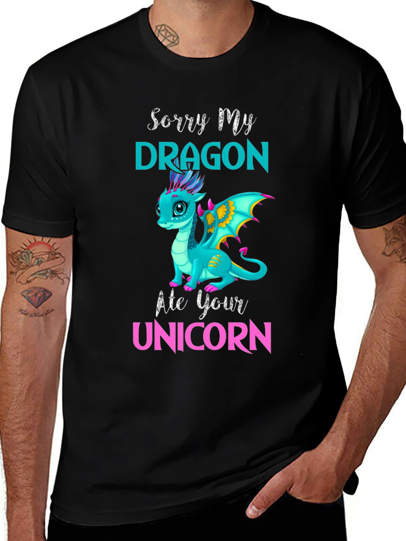 Sorry My Dragon Ate Your Unicorn T-Shirt