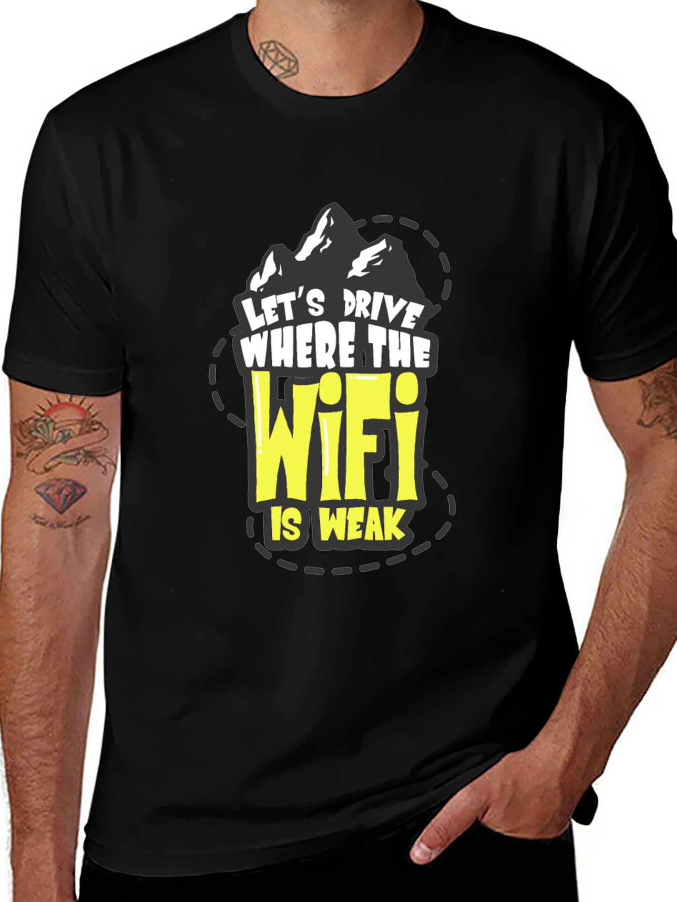 Variant 22 of Drive Where WiFi is Weak T-Shirt