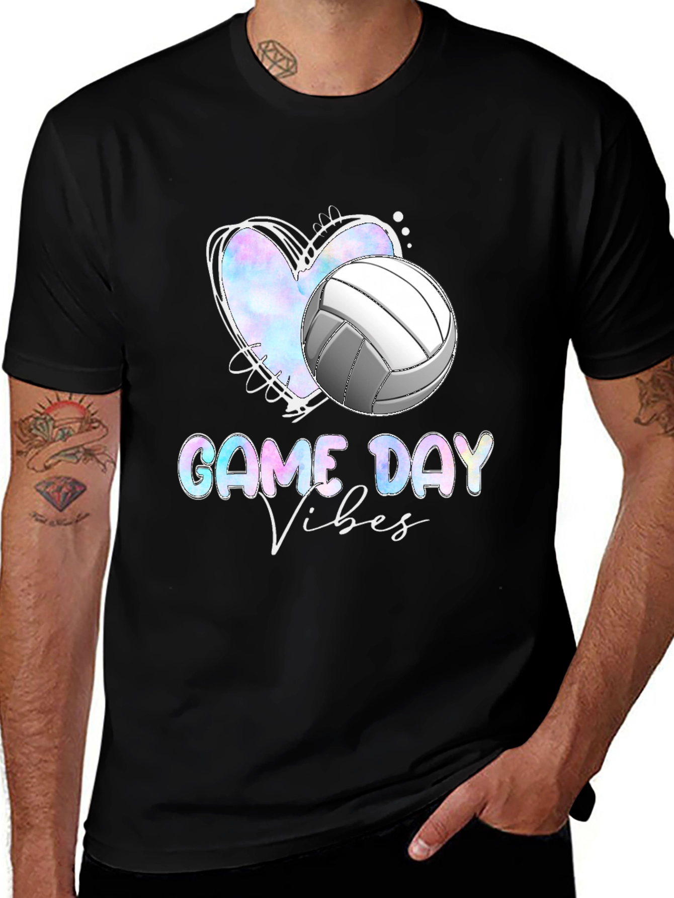 Game Day Vibes Volleyball Graphic Tee