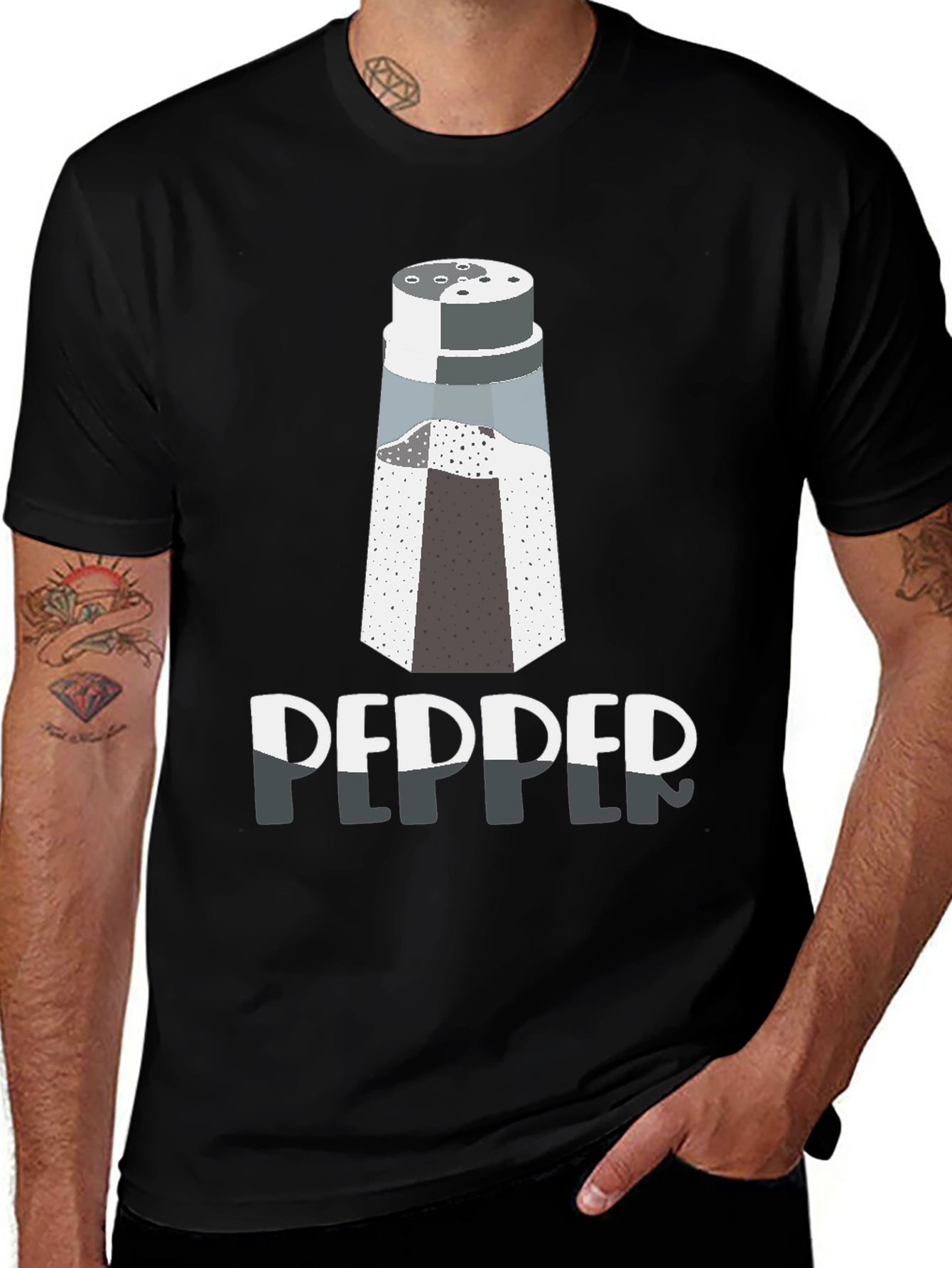 Variant 19 of Pepper Shaker Graphic Tee - Unisex