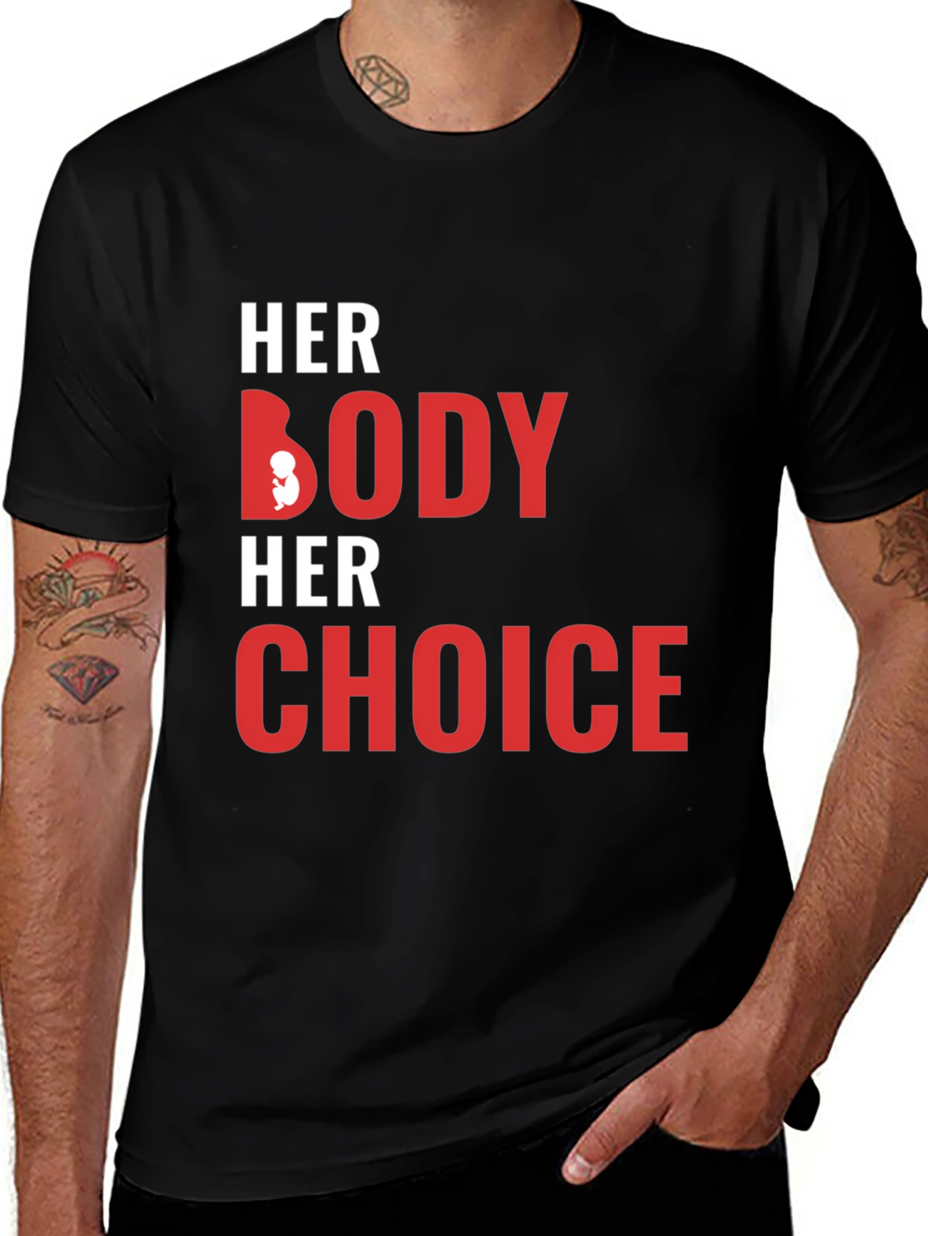 Her Body Her Choice Pro-Choice T-Shirt