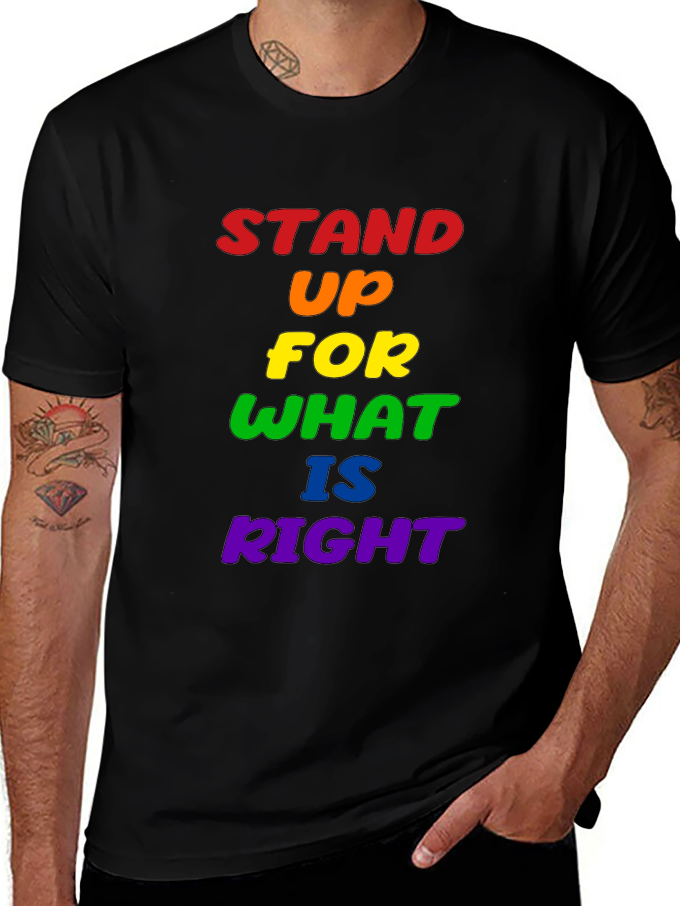 Variant 8 of Stand Up For What Is Right Pride T-Shirt