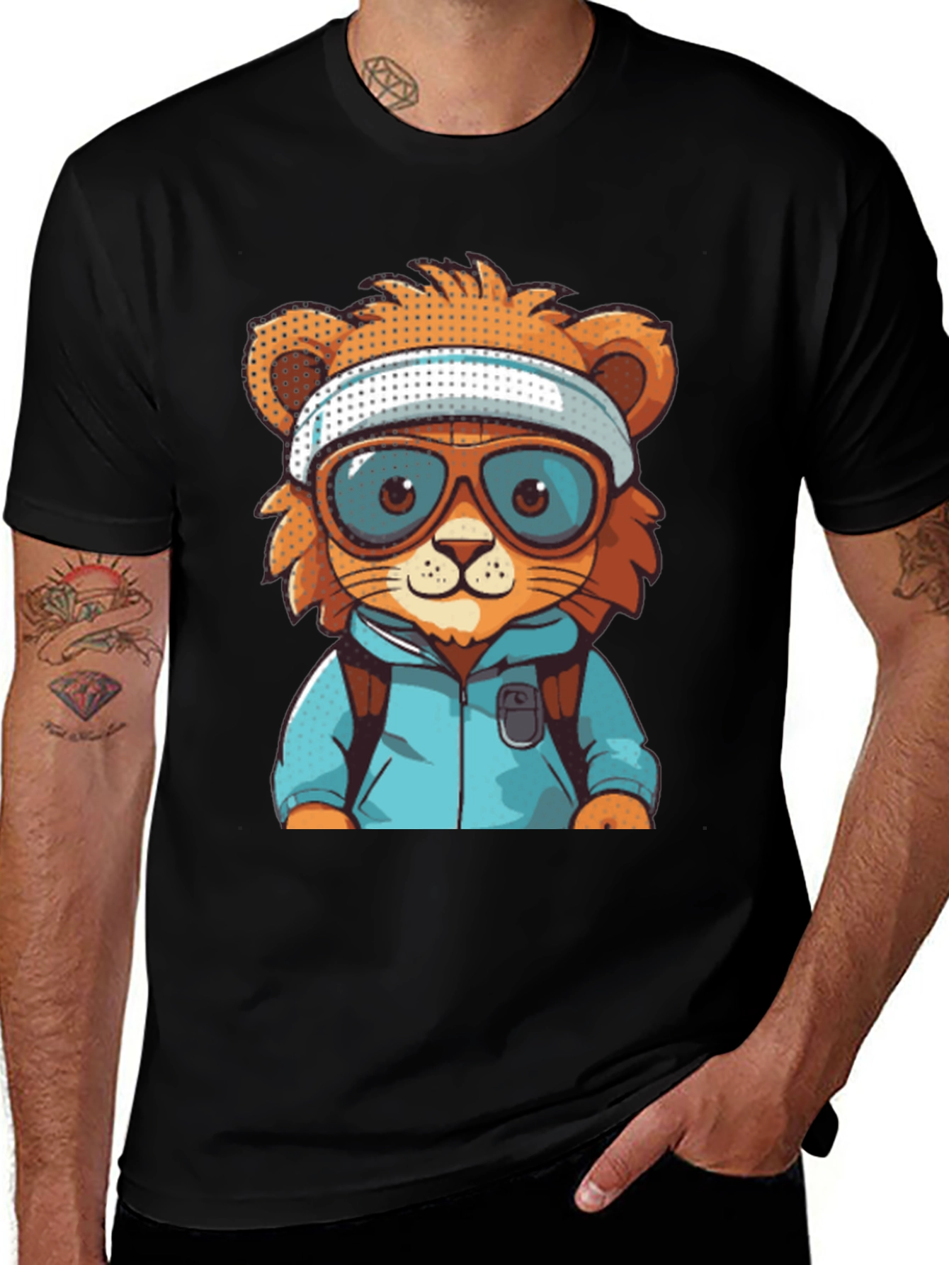 Variant 19 of Cartoon Lion T-Shirt