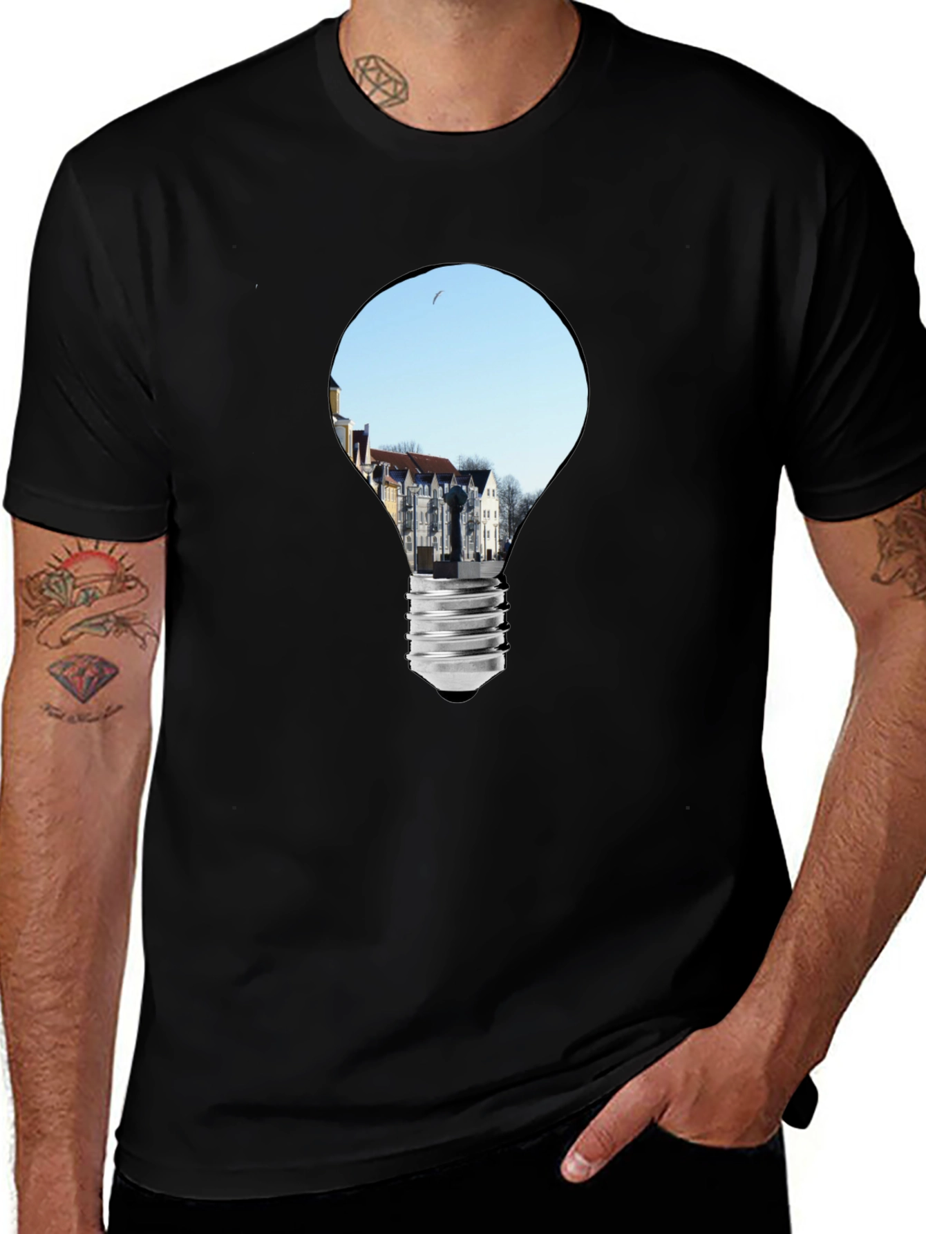 Variant 13 of Illuminating Idea Bulb T-Shirt