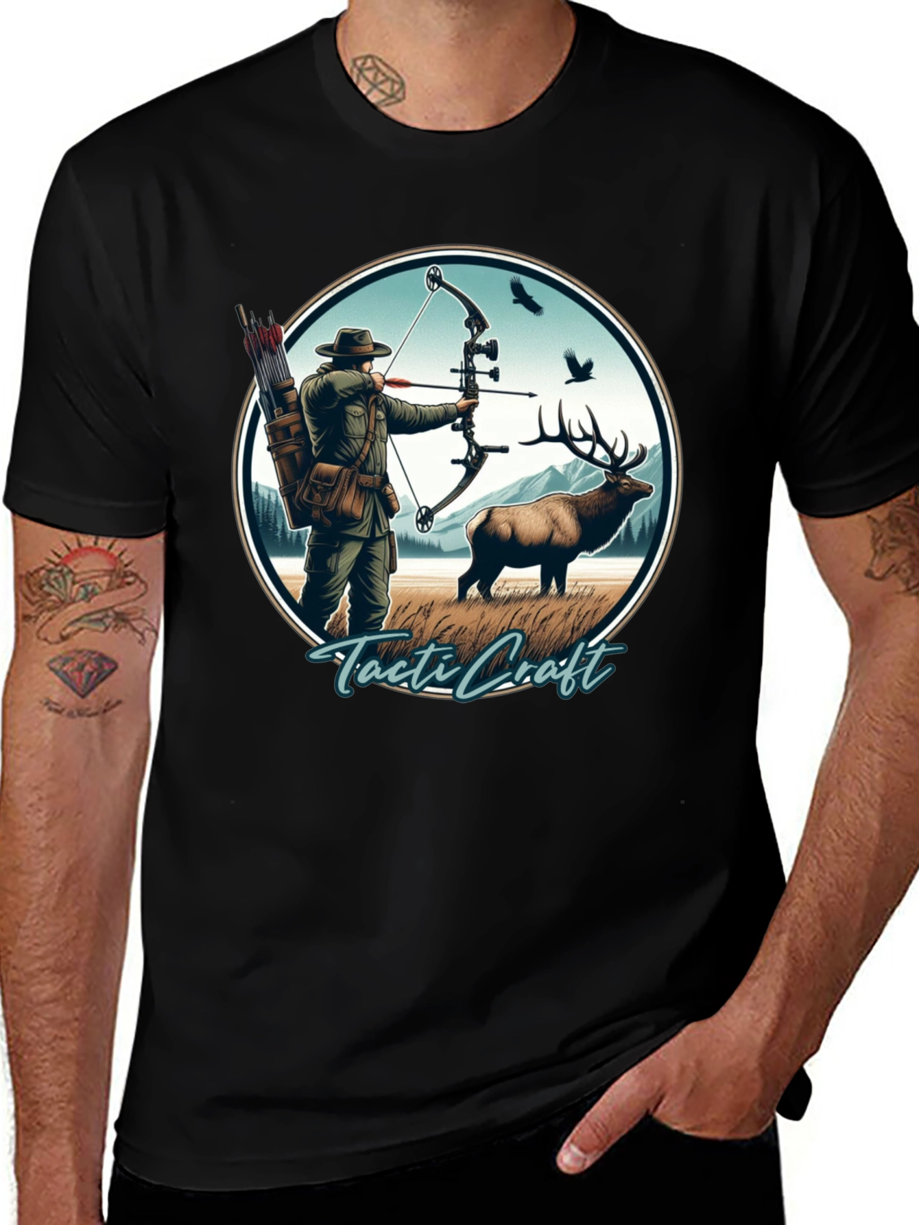 Variant 27 of Tactical Archer Graphic T-Shirt