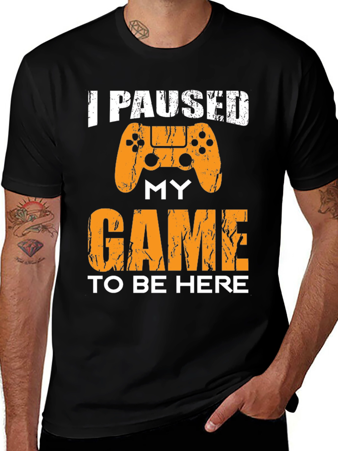 Variant 13 of I Paused My Game To Be Here Graphic Tee