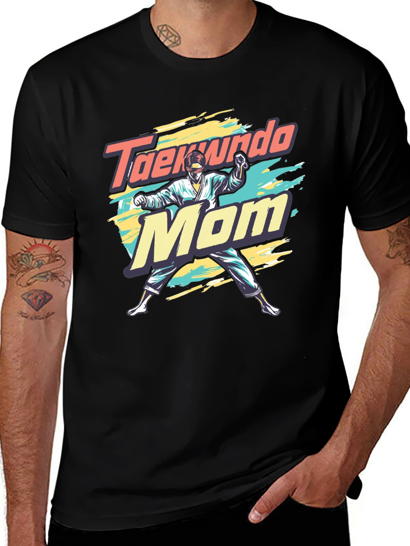 Variant 2 of Taekwondo Mom Graphic Tee