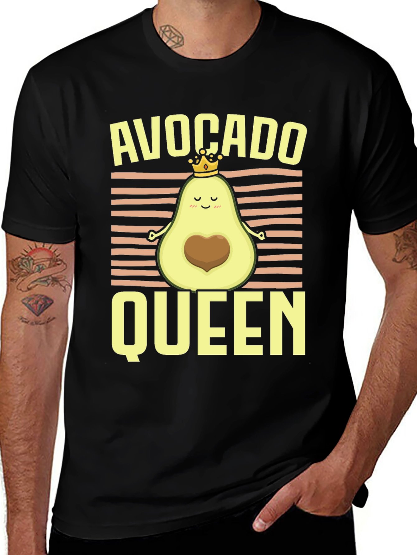 Variant 13 of Avocado Queen Graphic T-Shirt - Cute & Stylish