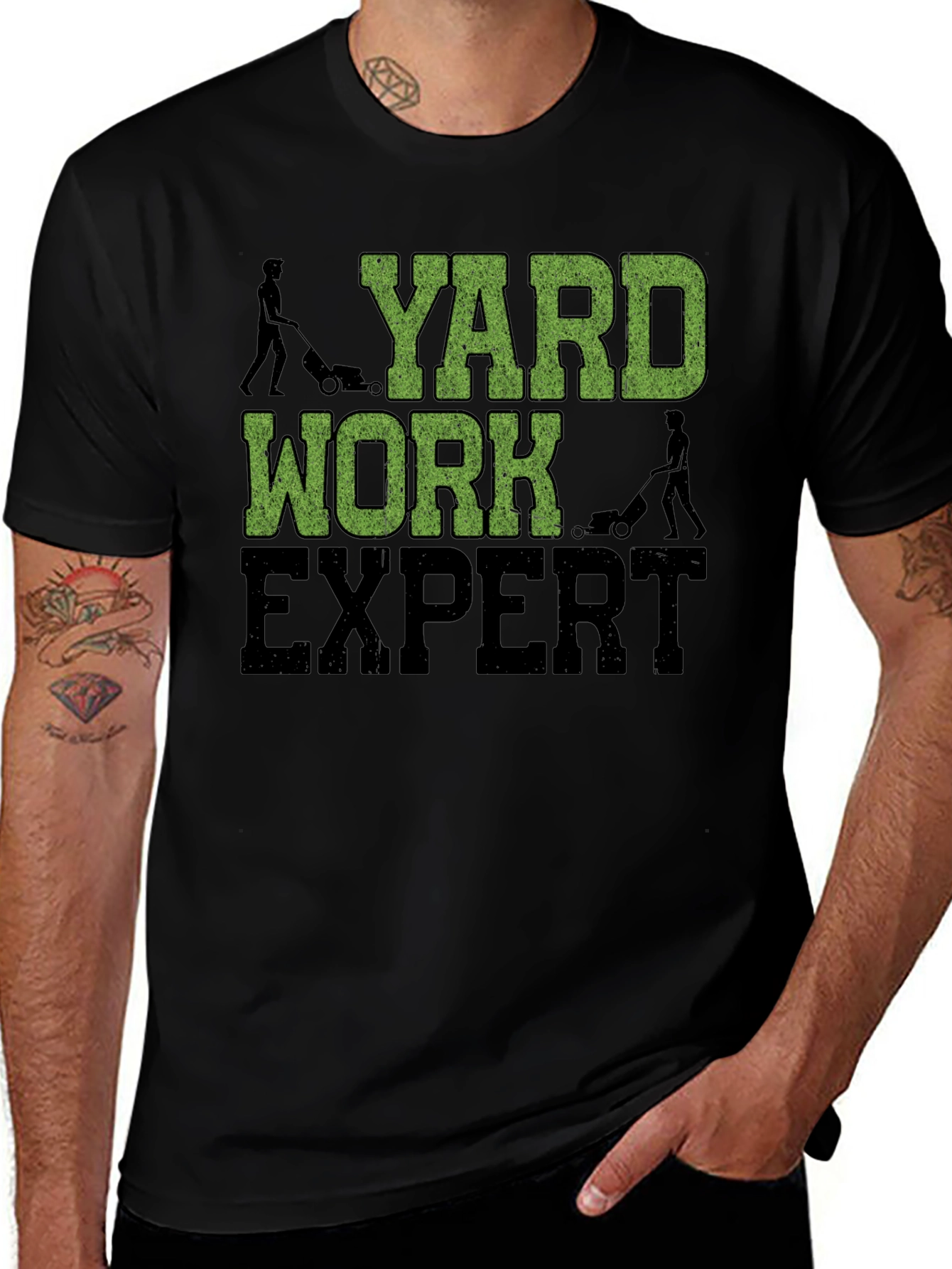 Variant 14 of Yard Work Expert Graphic Tee - Lawn Care T-Shirt