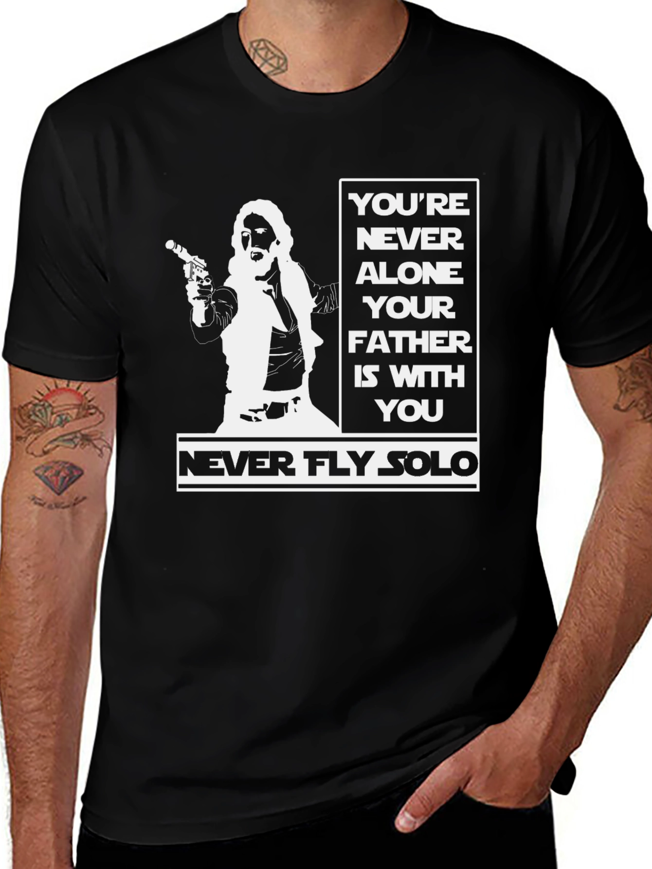 Variant 19 of Never Fly Solo Graphic Tee