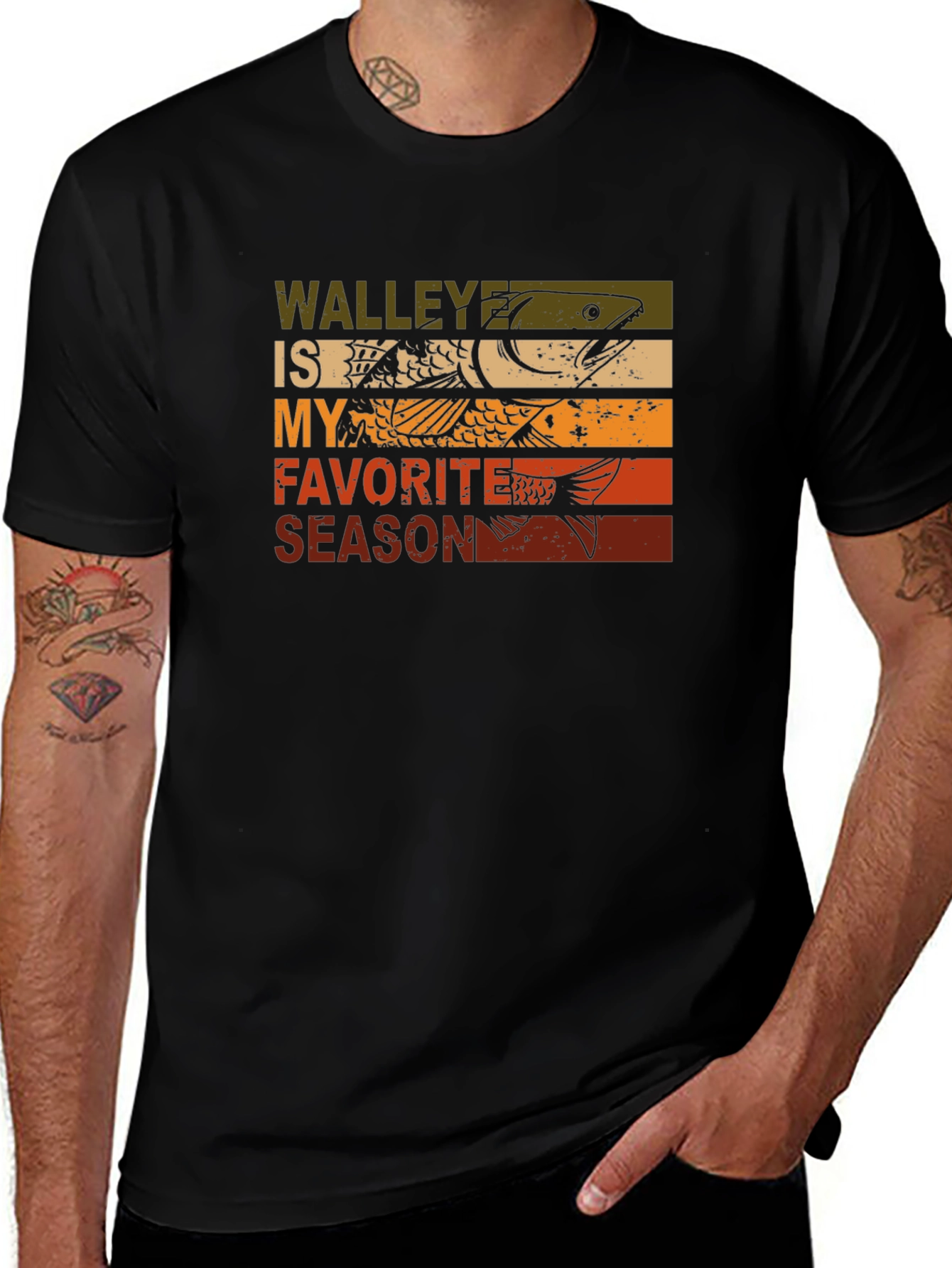 Variant 29 of Walleye is My Favorite Season Fishing T-Shirt