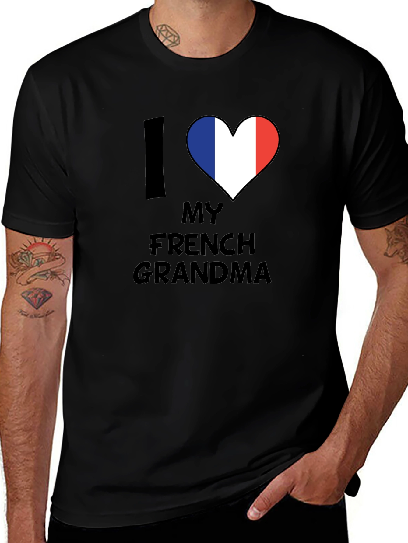 Variant 21 of I Love My French Grandma T-Shirt