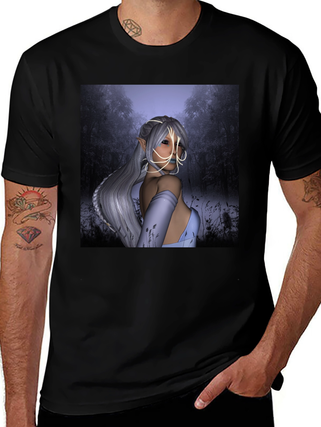 Variant 23 of Mystic Elf Graphic T-Shirt