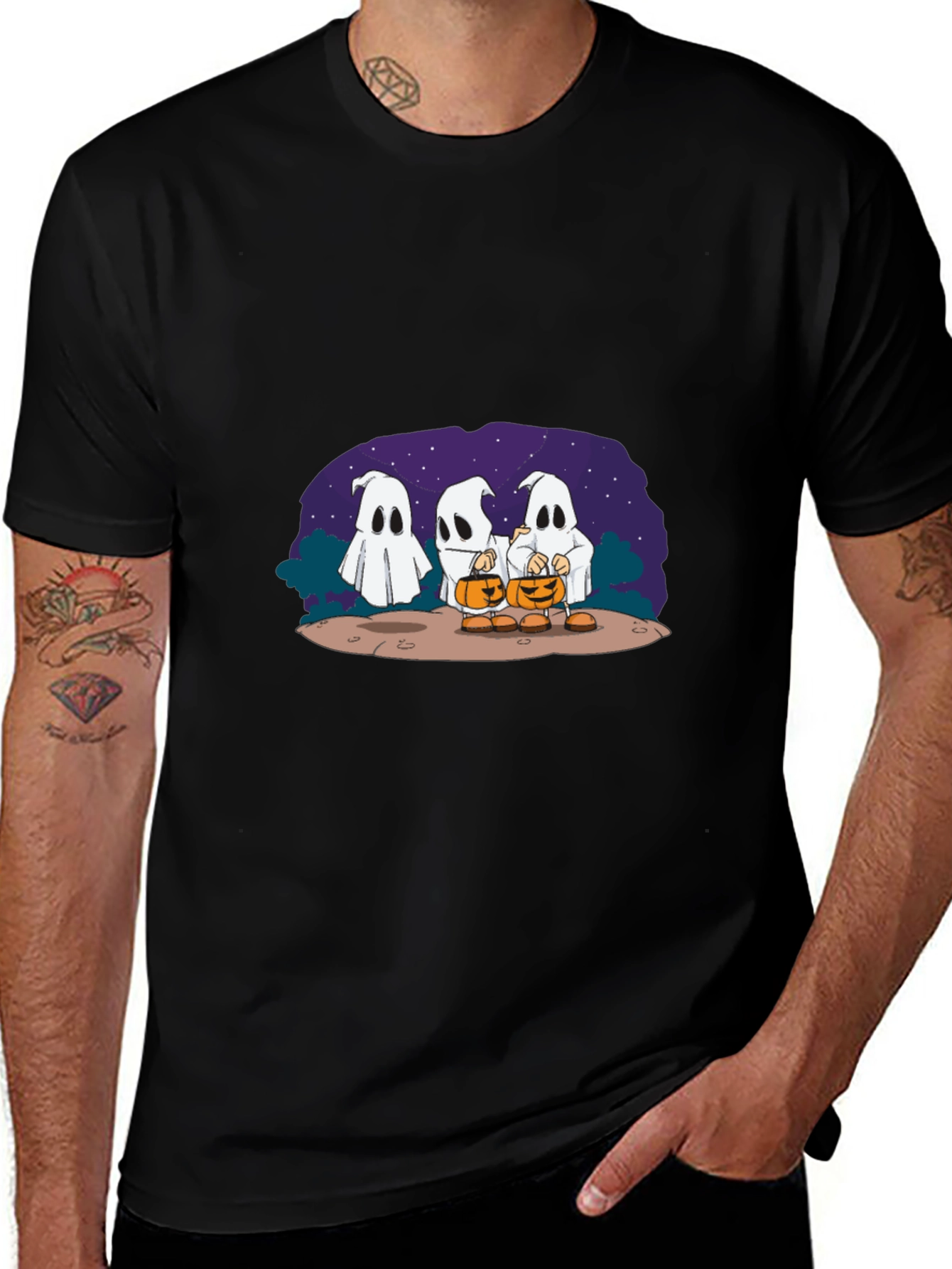 Variant 14 of Halloween Ghost T-Shirt