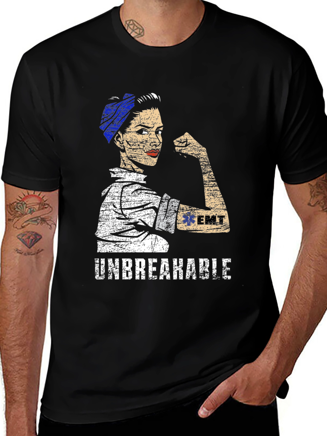 Unbreakable EMT Rosie the Riveter T-Shirt