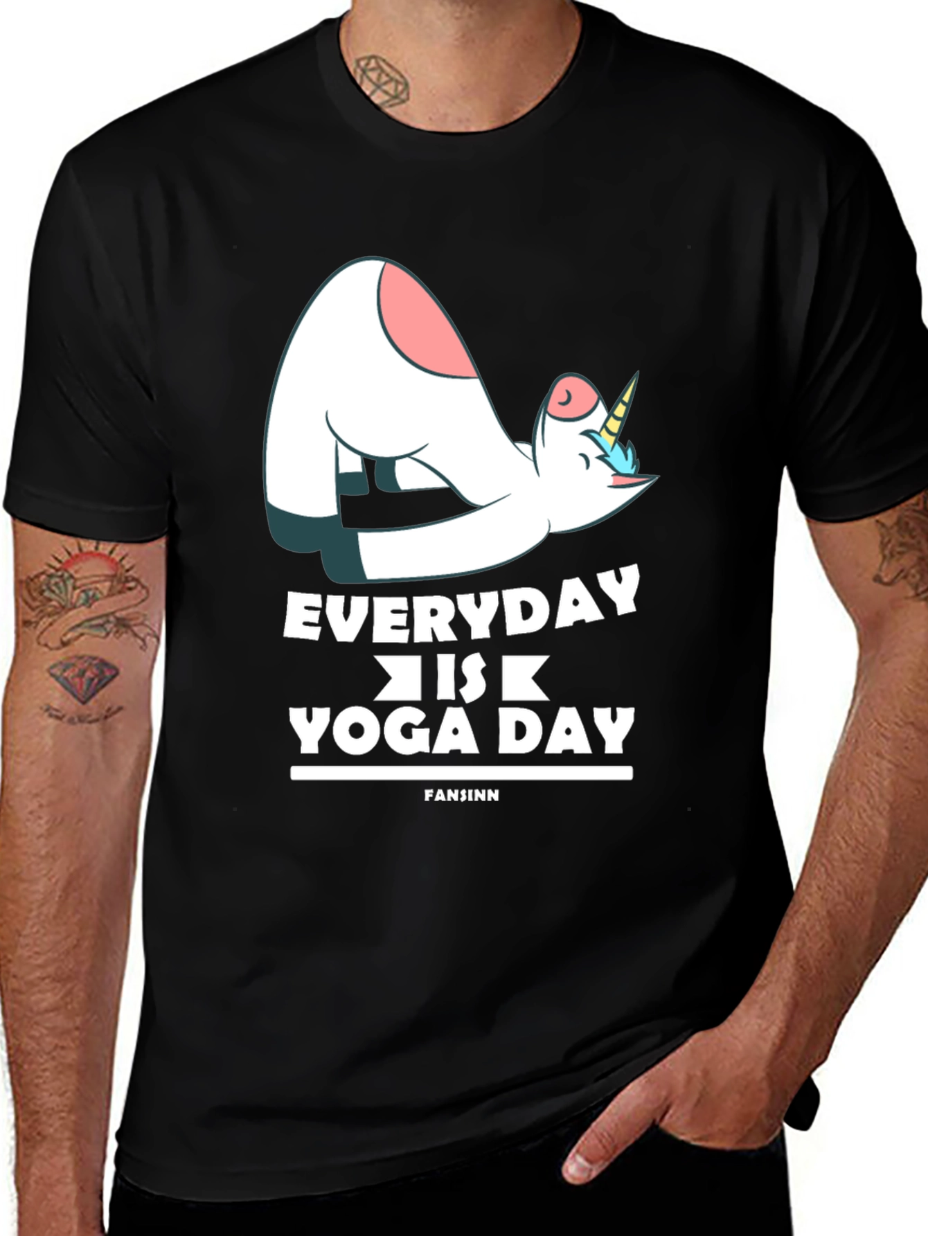 Variant 19 of Everyday is Yoga Day Graphic T-Shirt