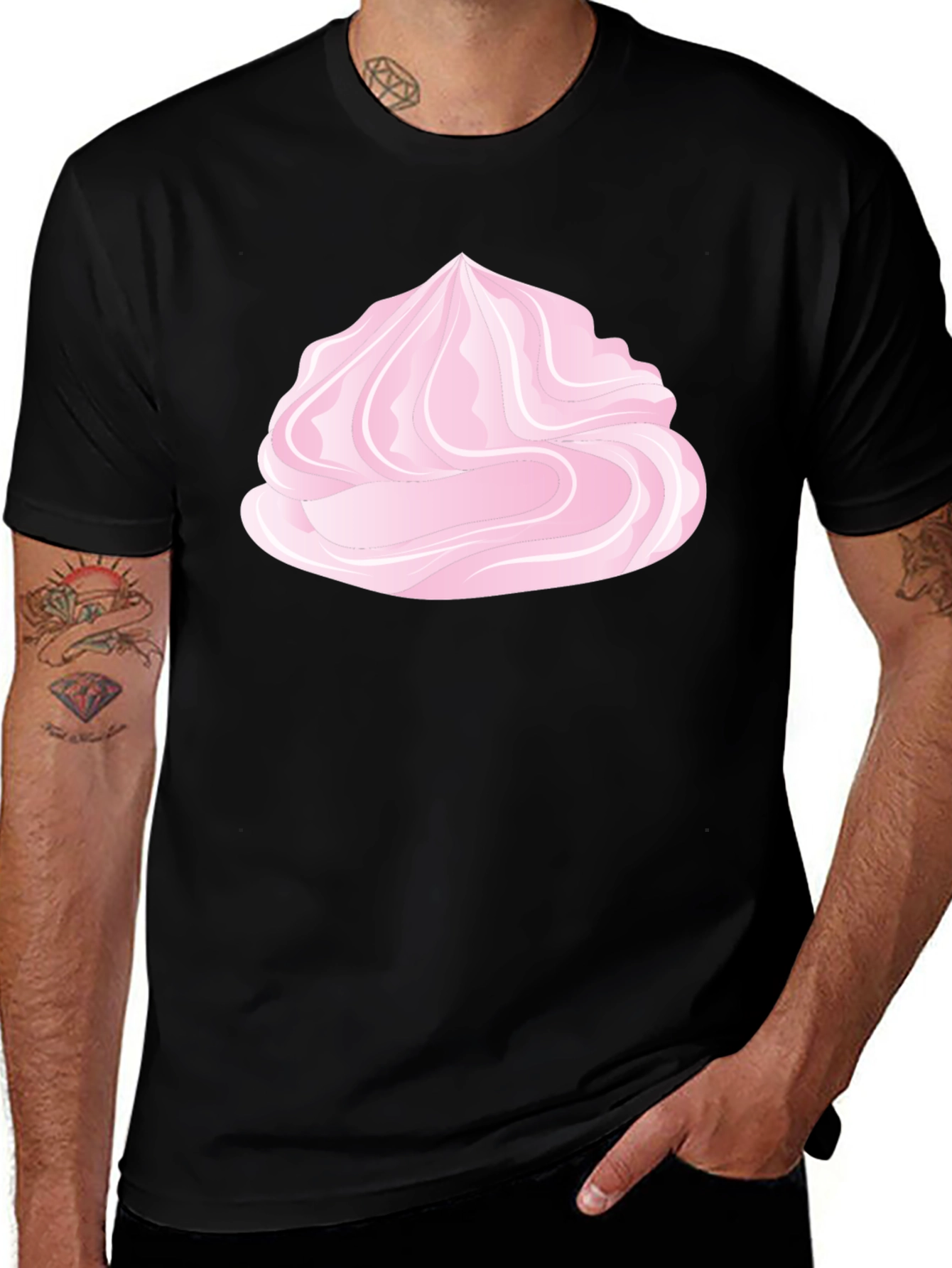 Variant 19 of Pink Frosting Graphic Tee - Sweet Style