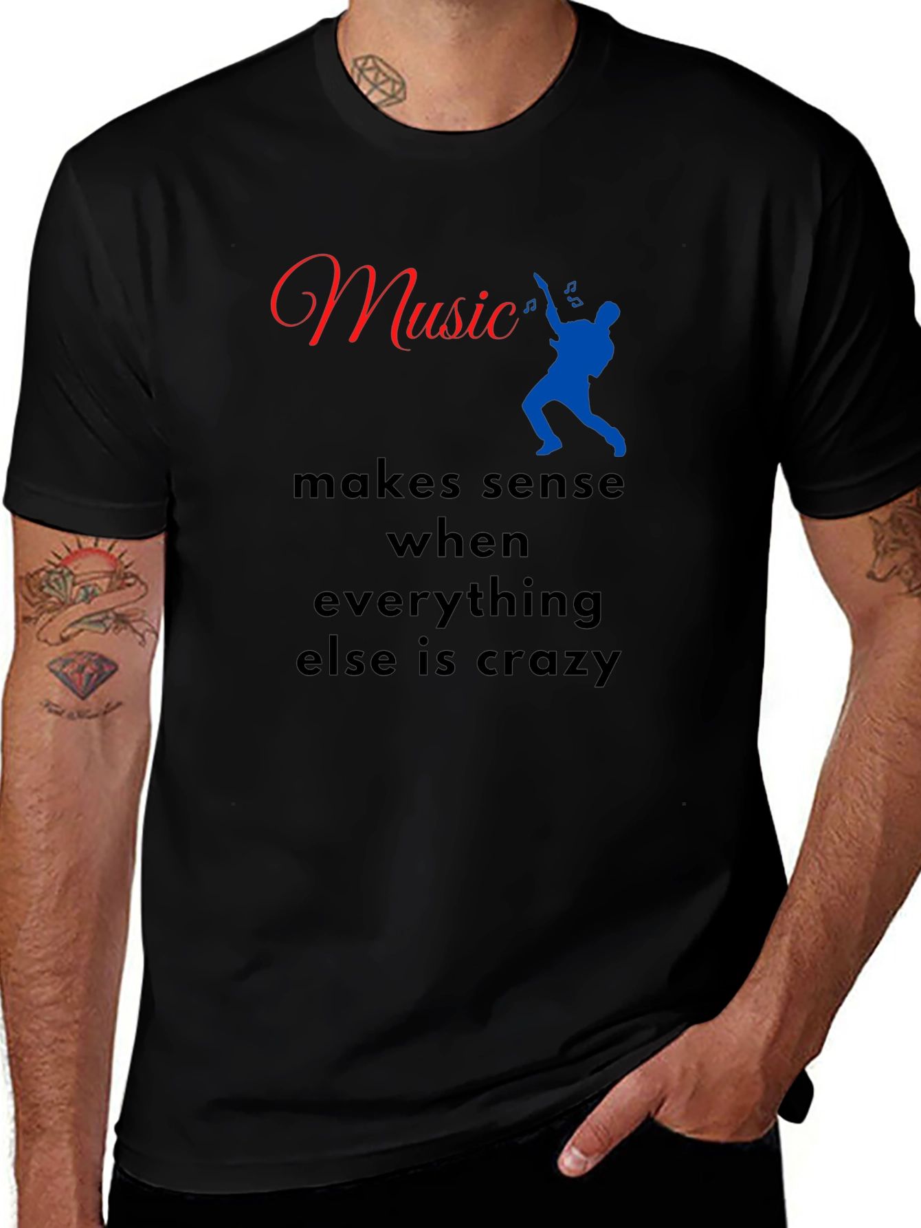 Variant 2 of Music Makes Sense T-Shirt - Comfort Fit