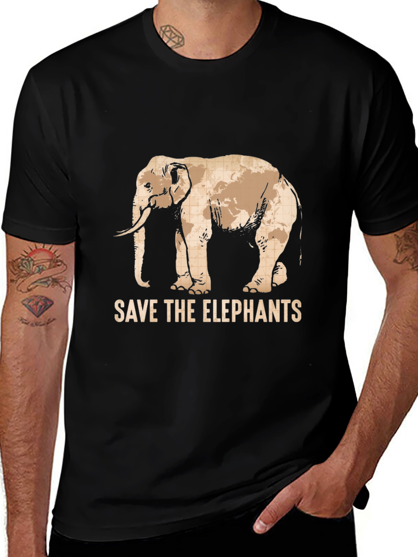 Save the Elephants Graphic Tee