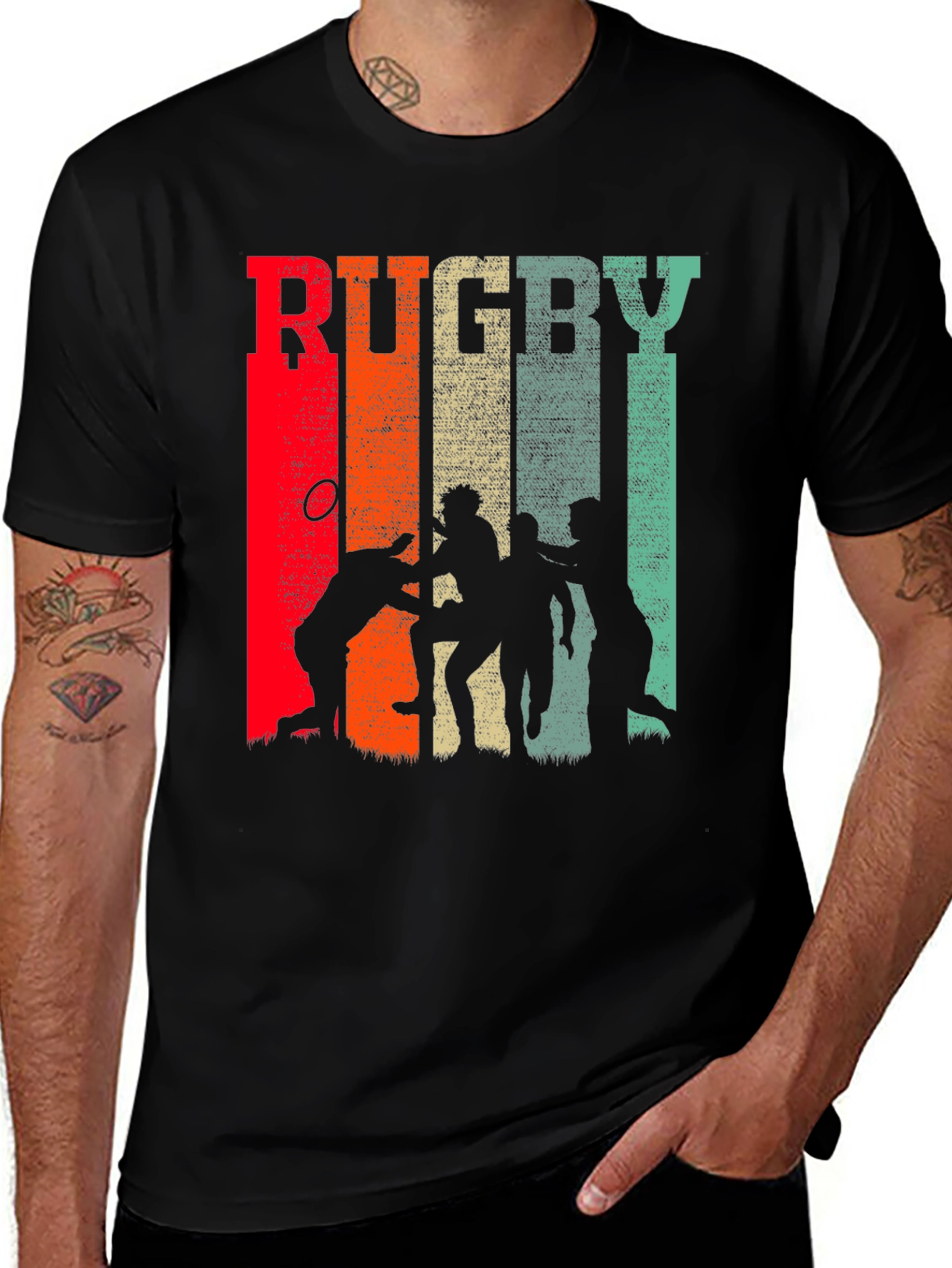 Variant 20 of Vintage Rugby Graphic Tee - Retro Sports T-Shirt