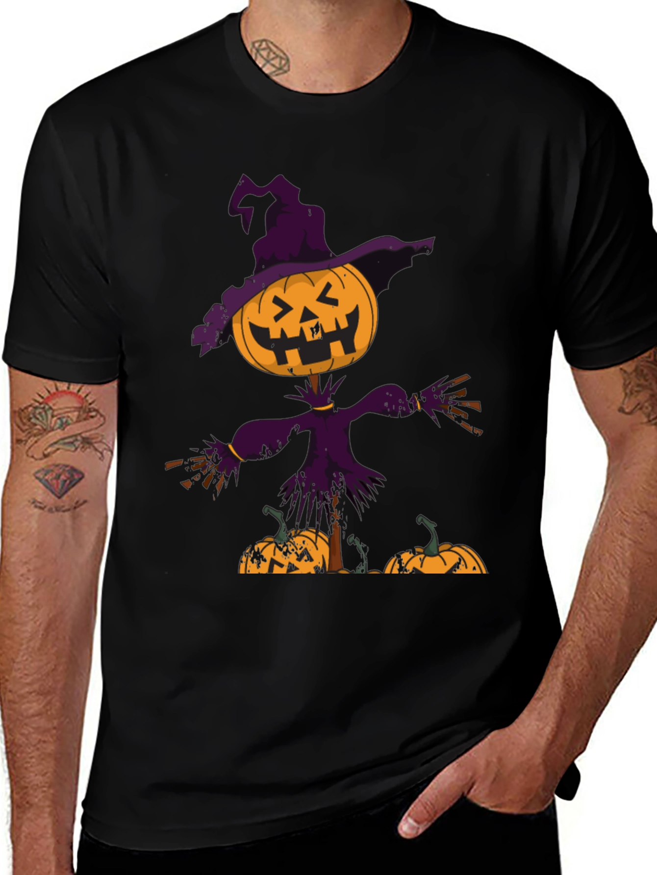 Halloween Pumpkin Scarecrow T-Shirt
