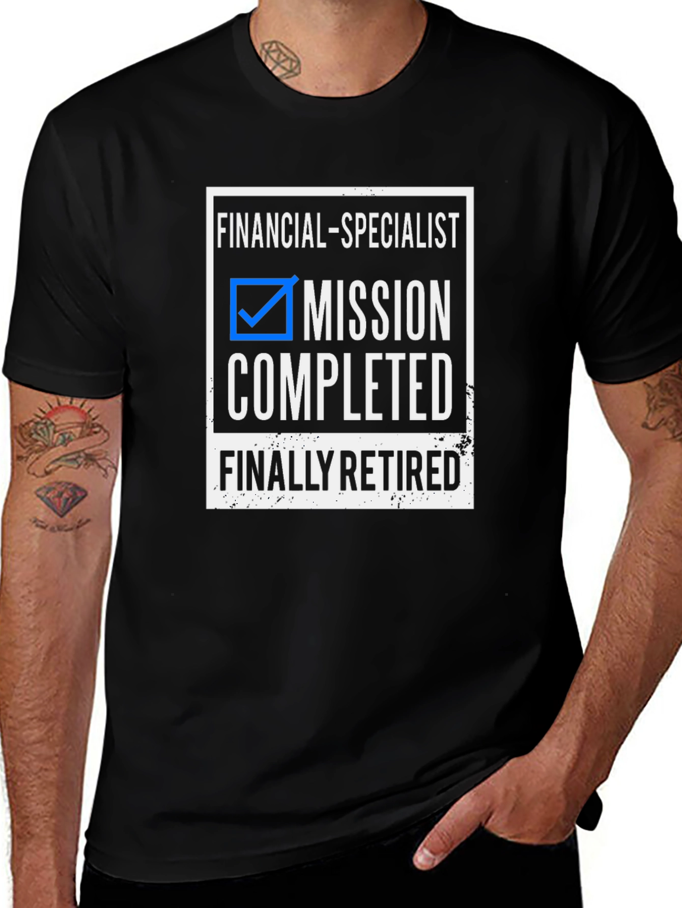 Variant 24 of Mission Completed Retirement T-Shirt
