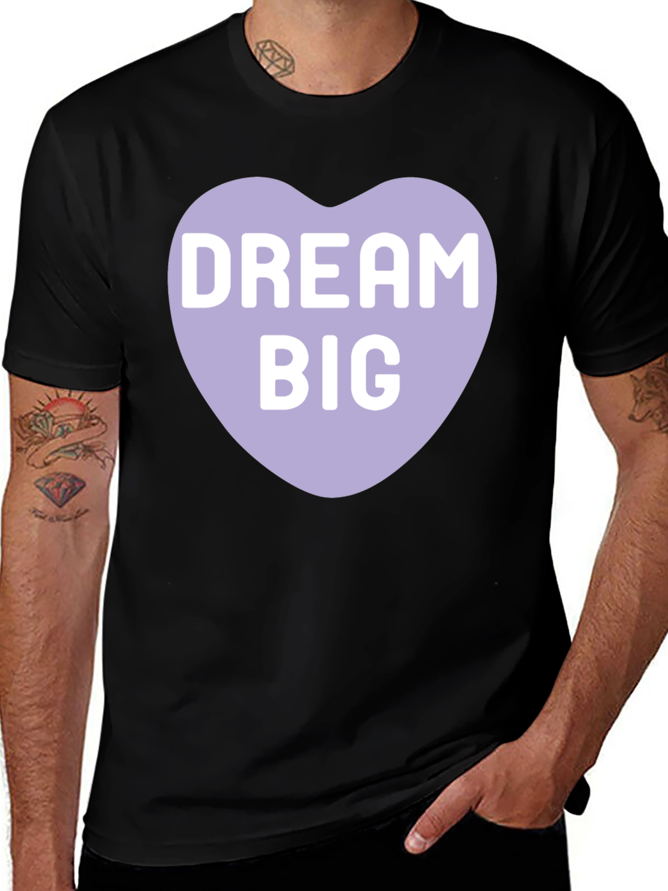 Variant 21 of Dream Big Heart Graphic T-Shirt