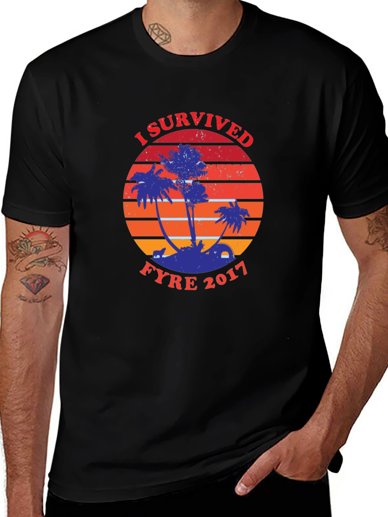I Survived Fyre 2017 Graphic Tee