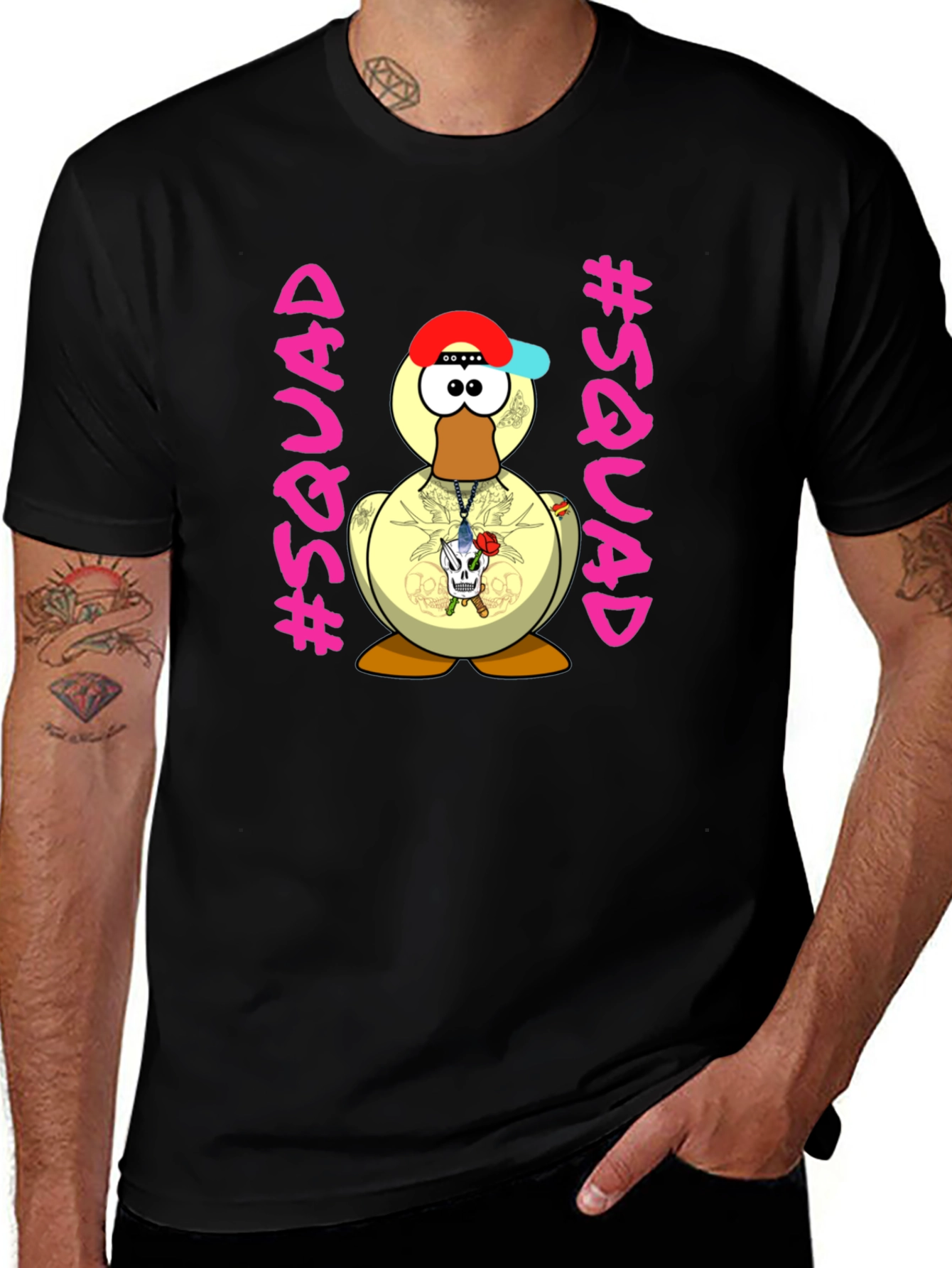 Variant 23 of Squad Duck Graphic Tee