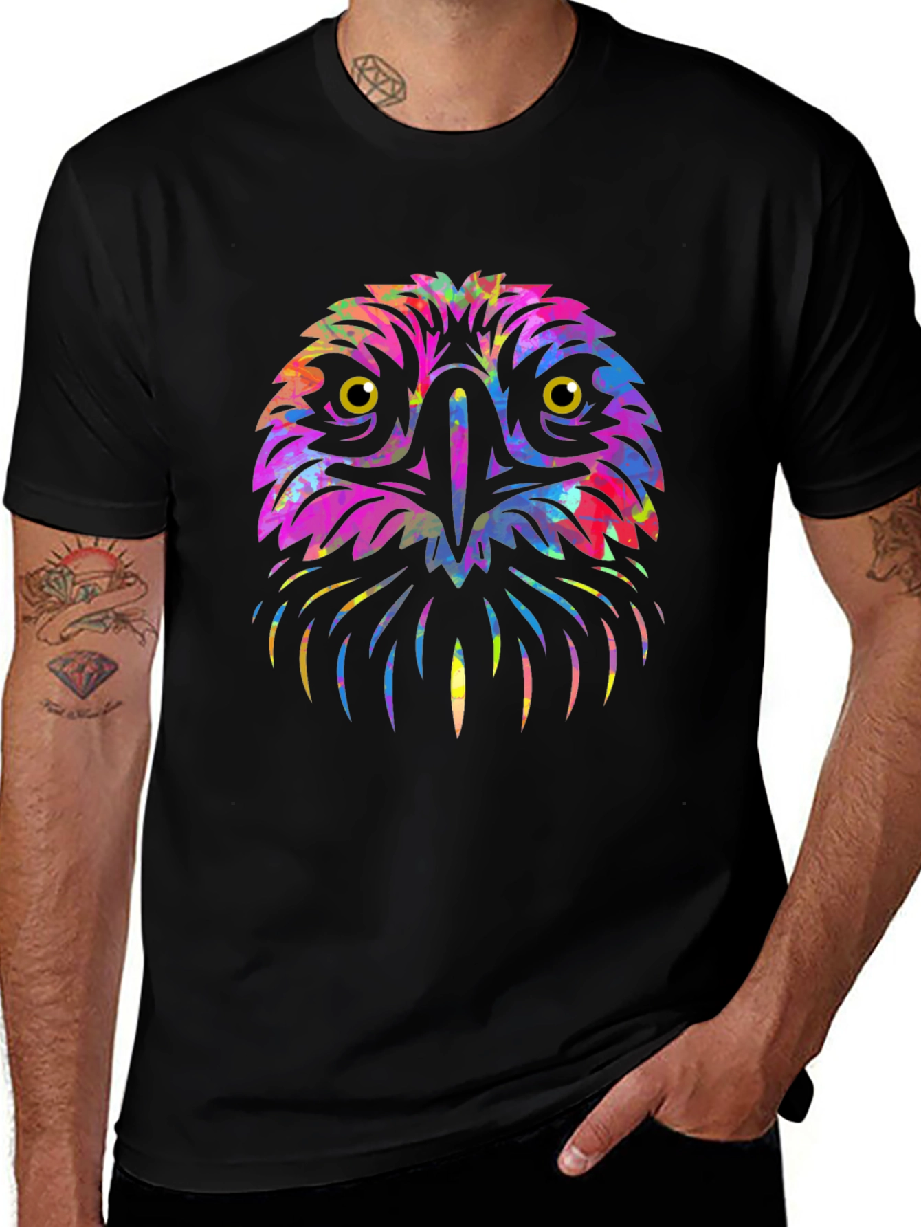 Variant 14 of Vibrant Eagle Graphic T-Shirt - Bold and Stylish