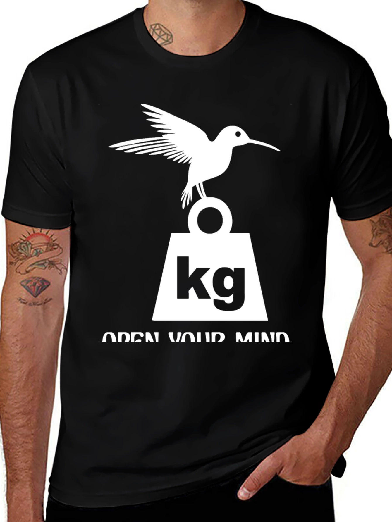 Variant 17 of Hummingbird KG Weight Open Mind Graphic T-Shirt