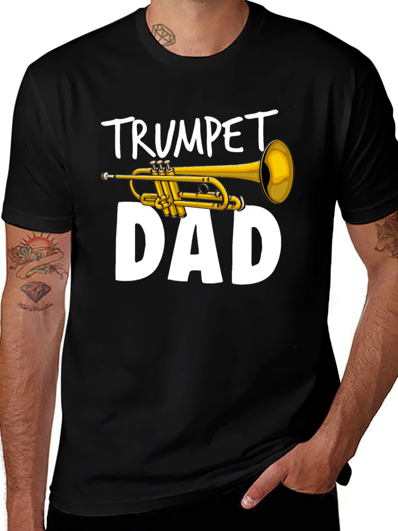 Variant 16 of Trumpet Dad Graphic Tee