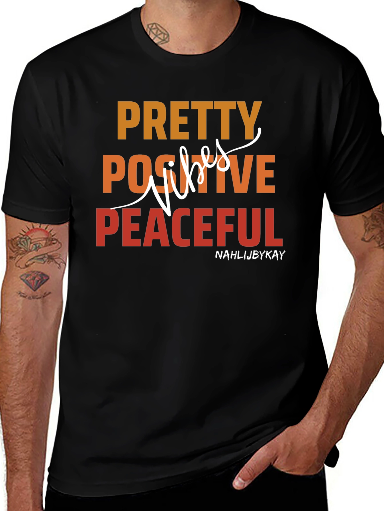 Variant 21 of Pretty Positive Peaceful T-Shirt