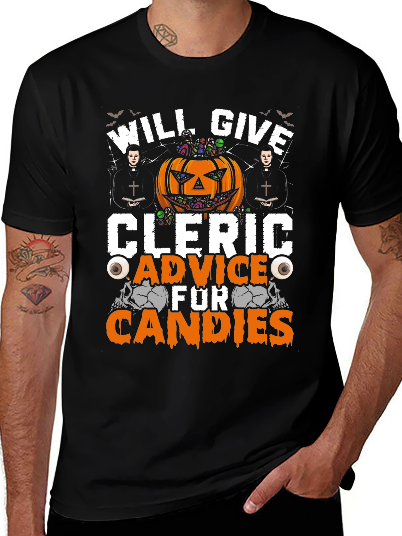 Will Give Cleric Advice for Candies T-Shirt Halloween