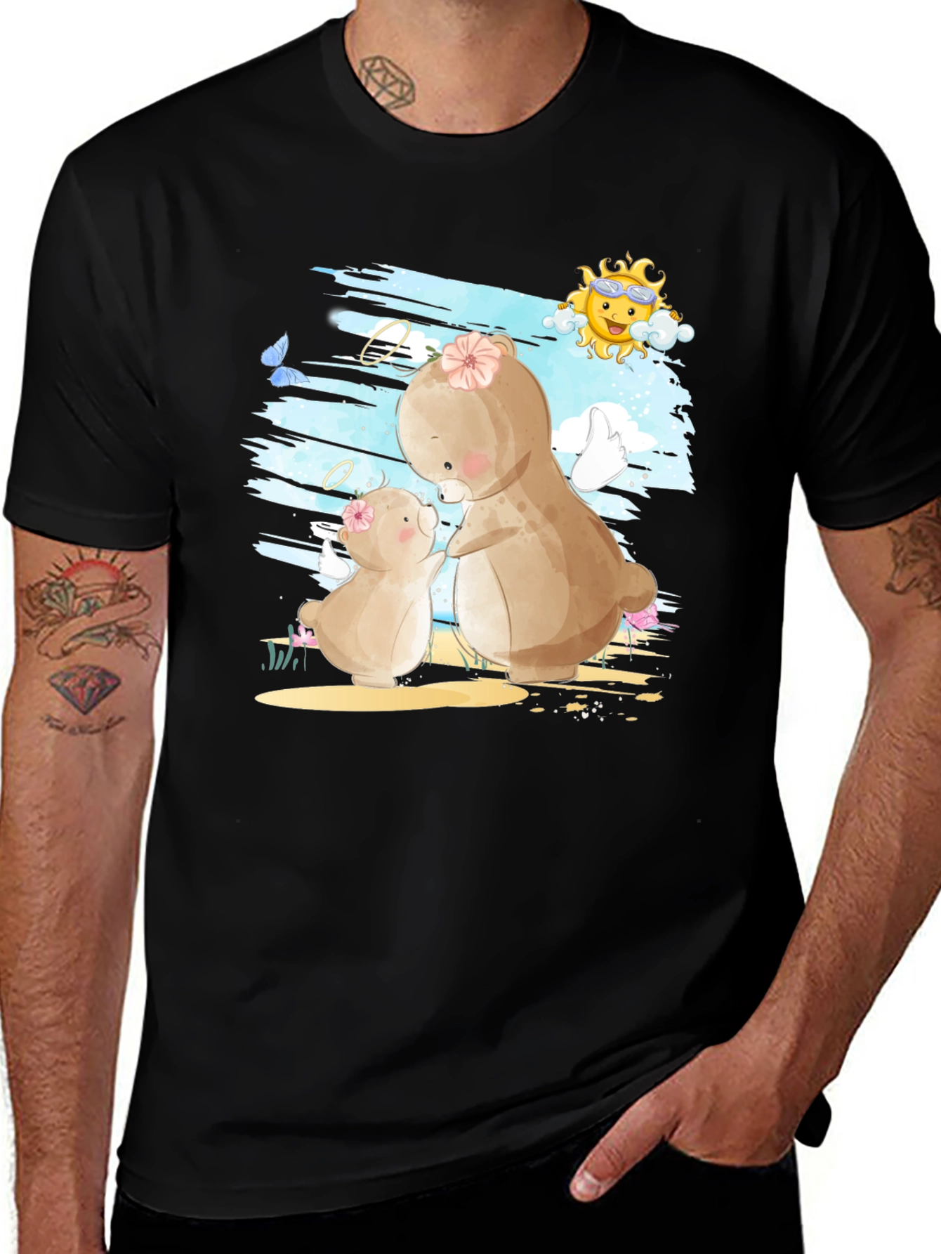 Variant 26 of Cute Mama & Baby Bear T-Shirt