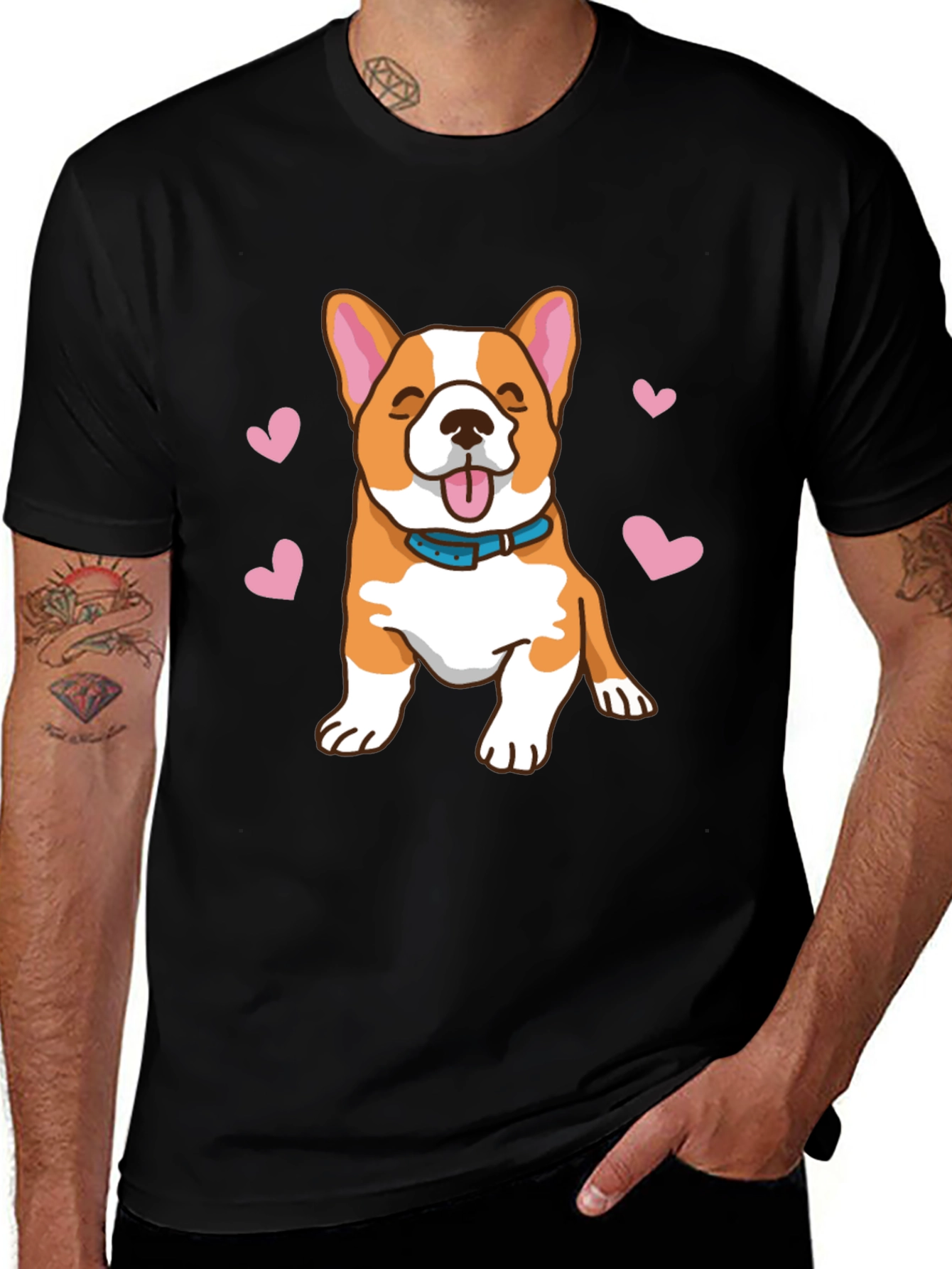 Variant 13 of Cute Corgi Love T-Shirt - Dog Lover Tee