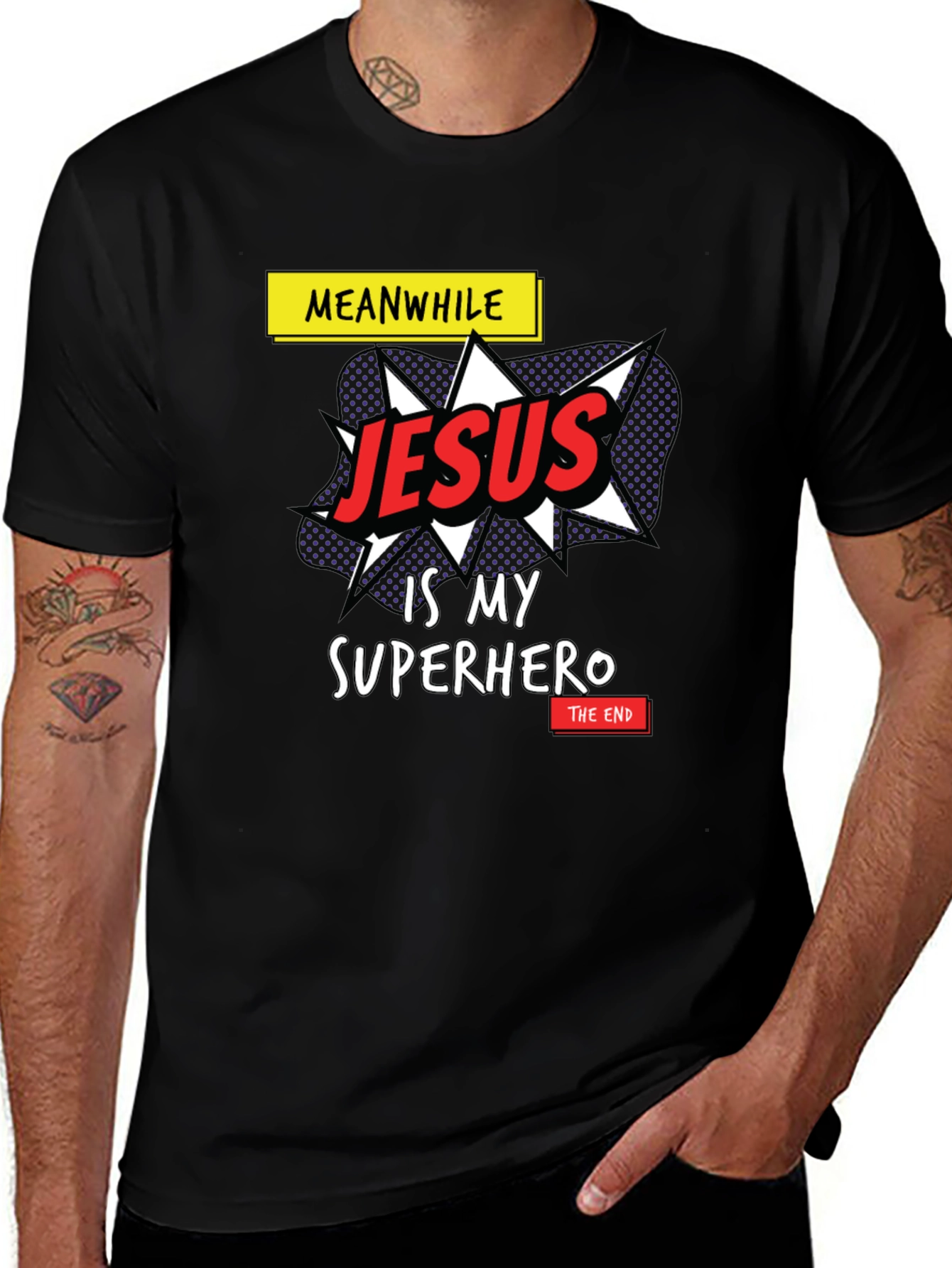 Variant 26 of Jesus Is My Superhero T-Shirt 