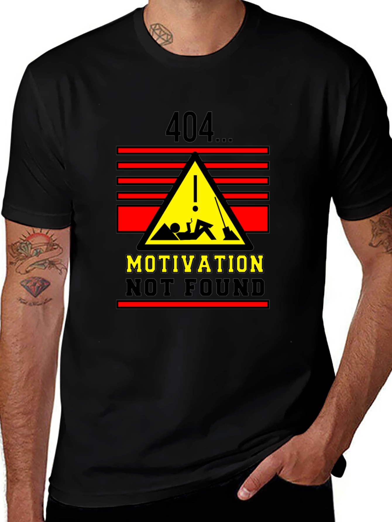 Variant 19 of 404 Motivation Not Found Graphic T-Shirt