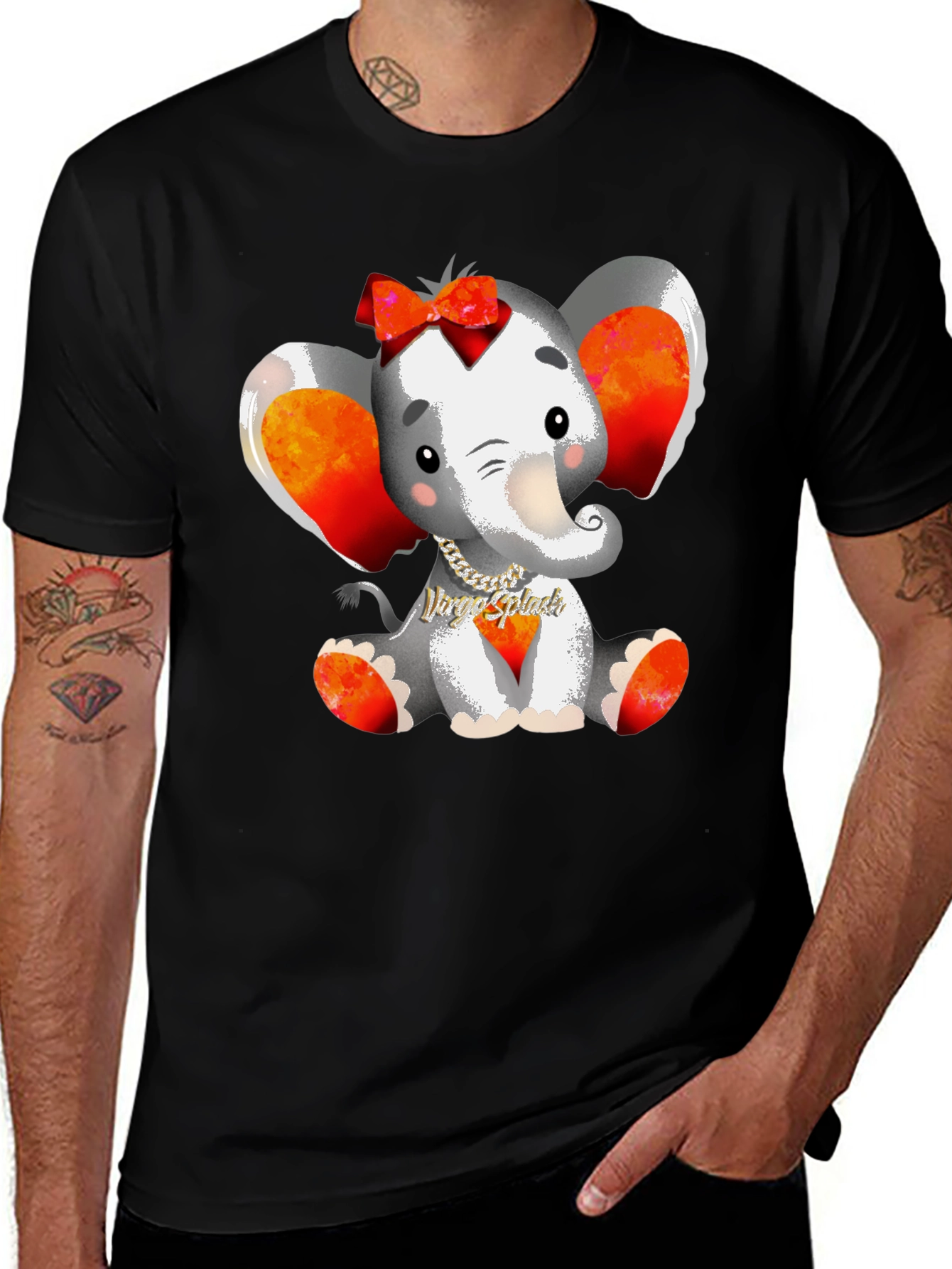 Variant 12 of Cute Elephant T-Shirt - Stylish Graphic Tee