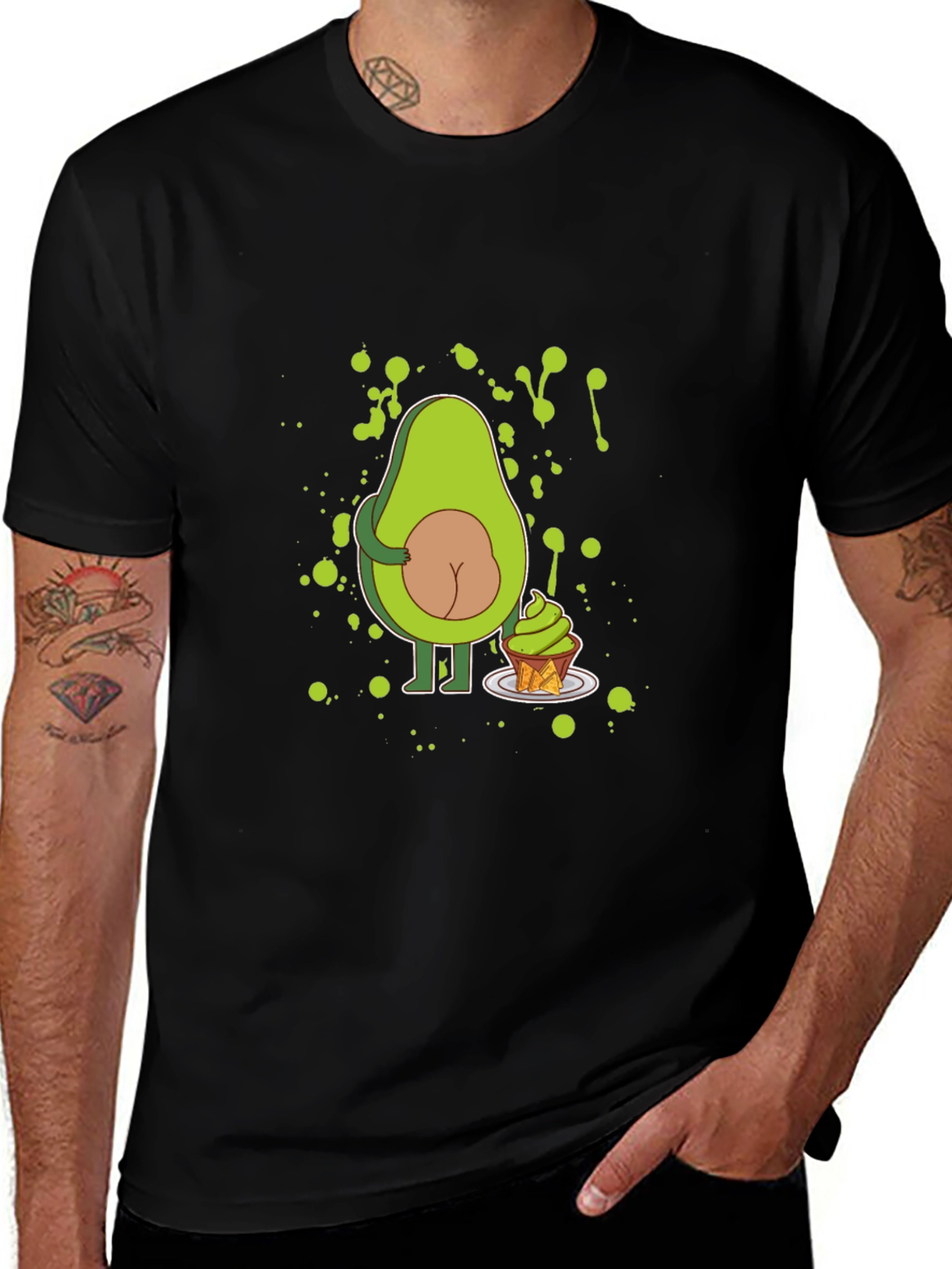 Variant 11 of Funny Avocado Butt T-Shirt - Quirky Graphic Tee