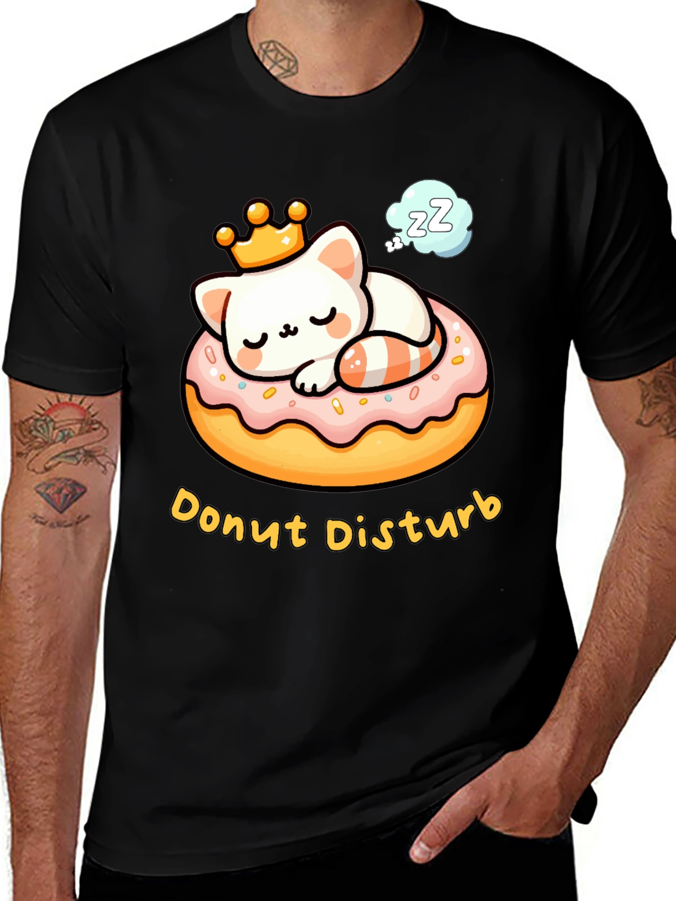 Variant 9 of Donut Disturb Cat Nap T-Shirt