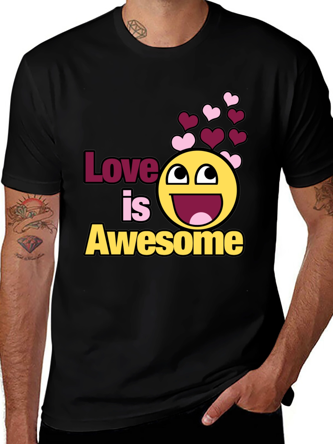Love is Awesome T-Shirt - Graphic Tee