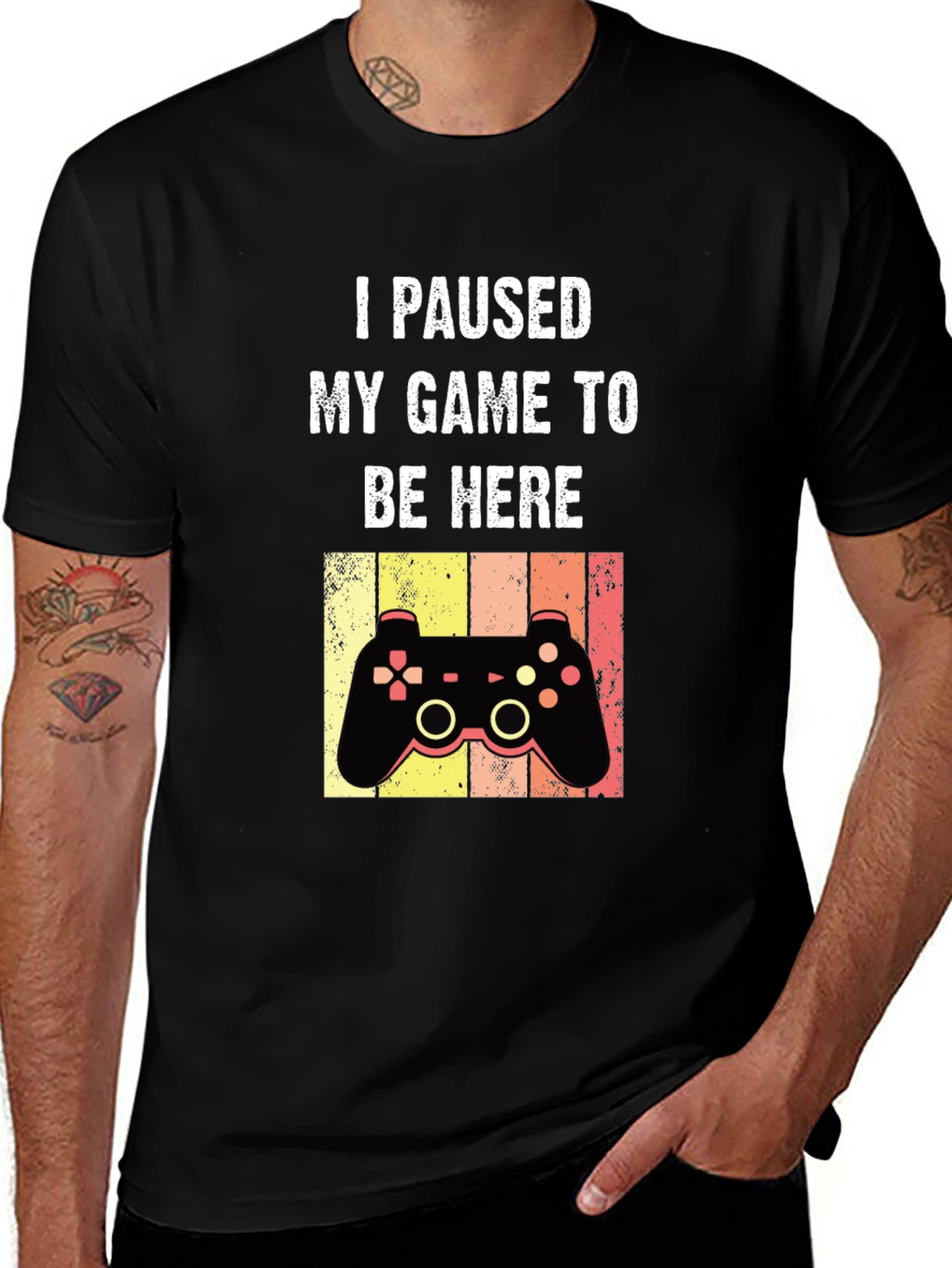 Variant 18 of I Paused My Game to Be Here Graphic Tee