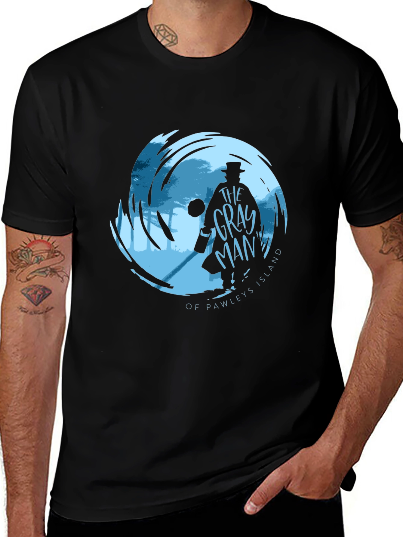 Variant 23 of The Gray Man Tee - Pawleys Island Graphic T-Shirt