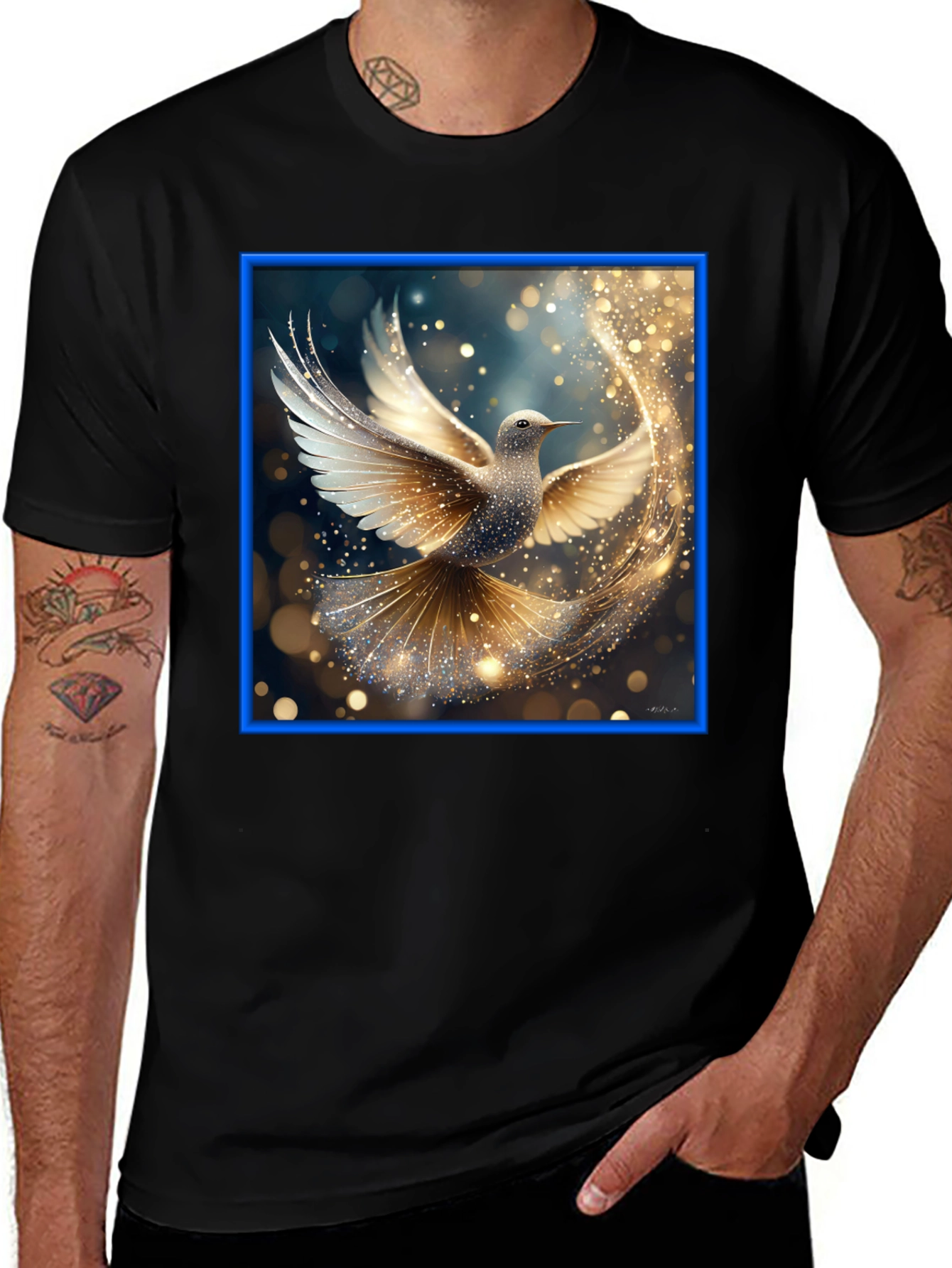 Variant 18 of Elegant Dove Graphic Tee